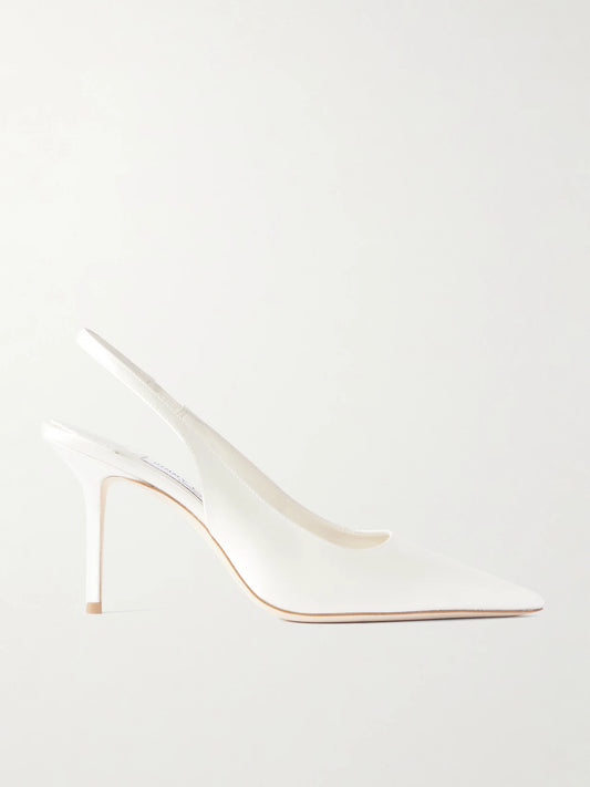 Love 85 Satin Slingback Pumps