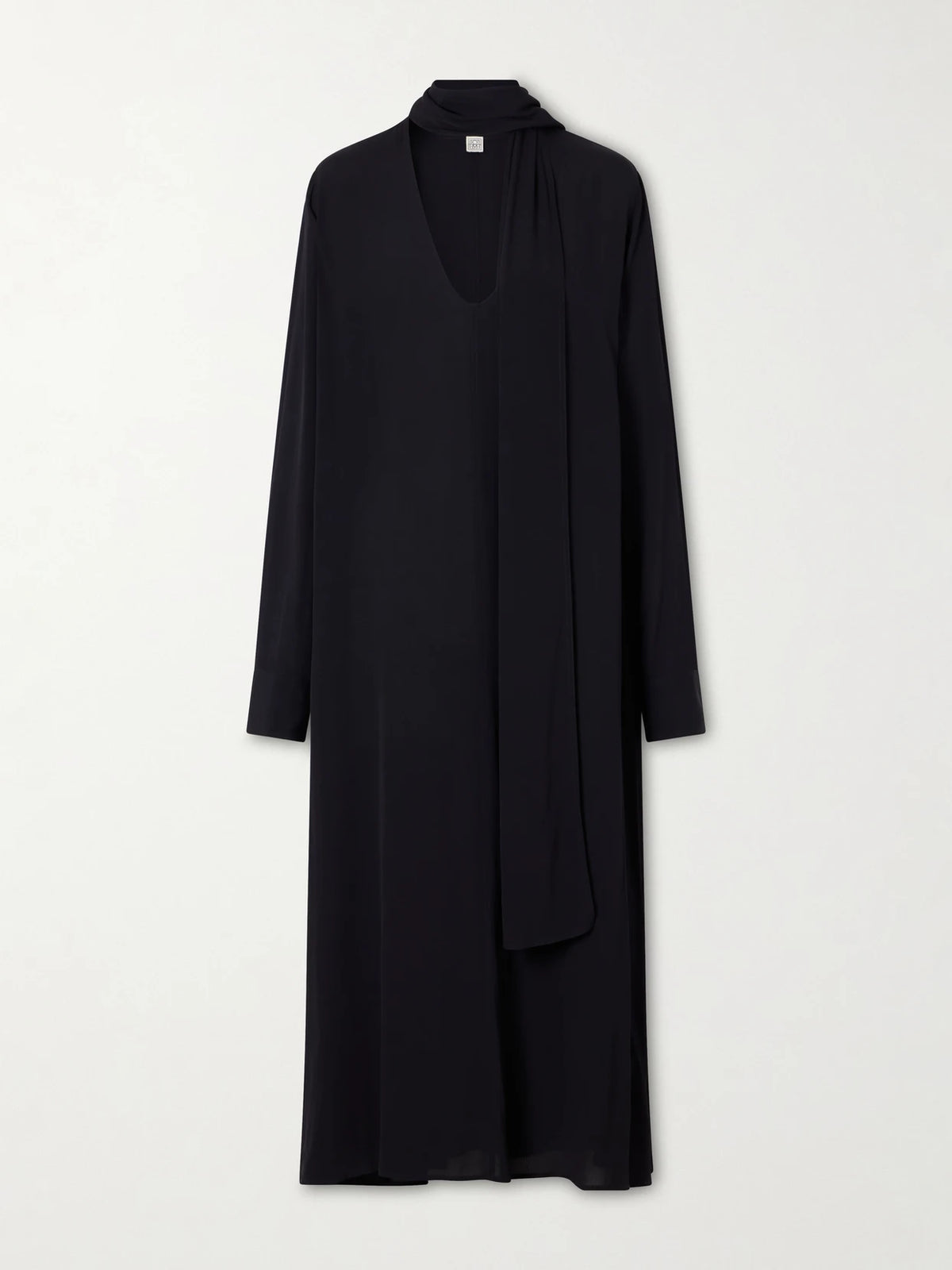 Tie-detailed Woven Maxi Dress