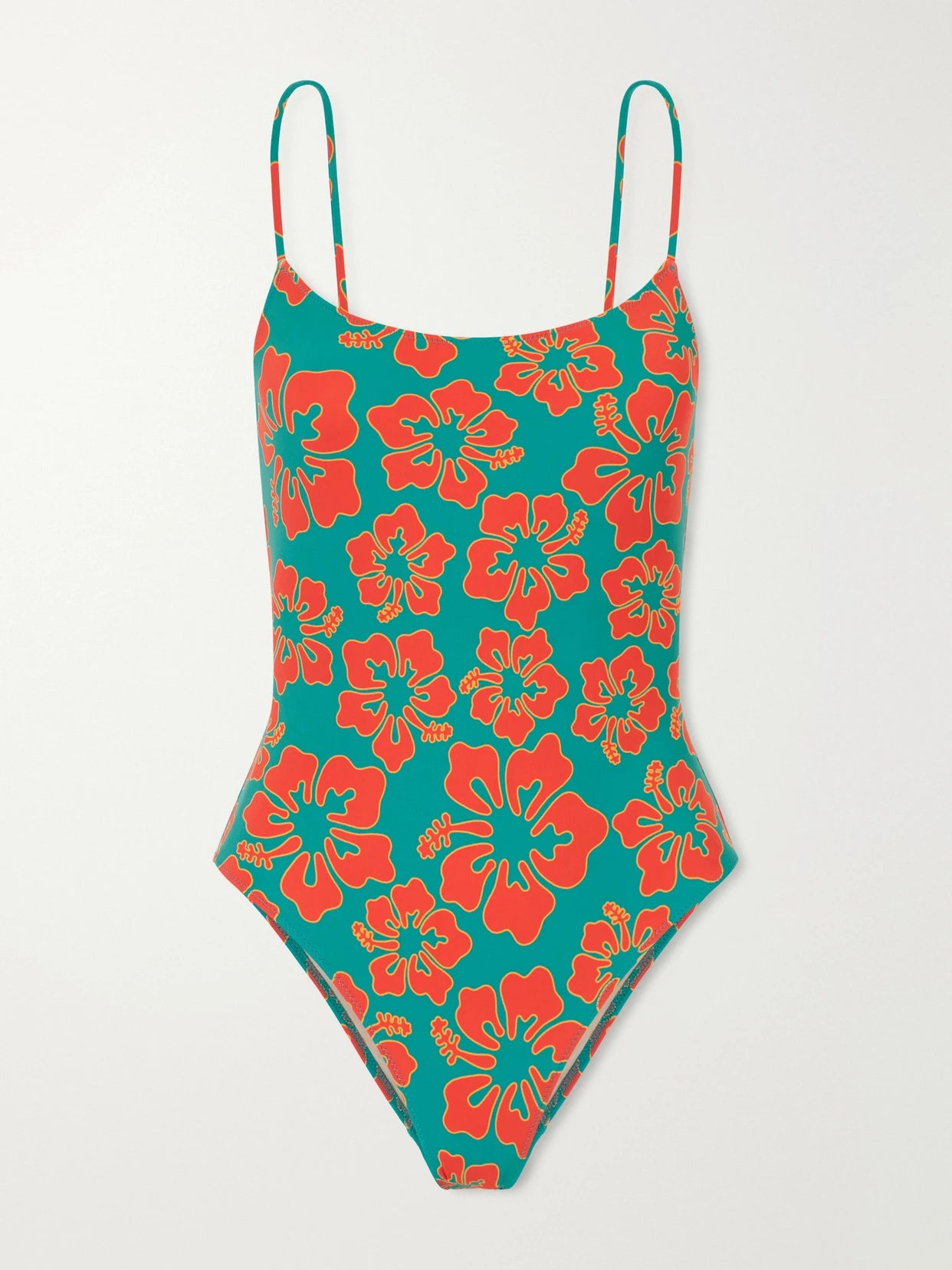 Image of Swimwear. Product name - Trentasei Printed Swimsuit in Blue colour by brand - Lido
