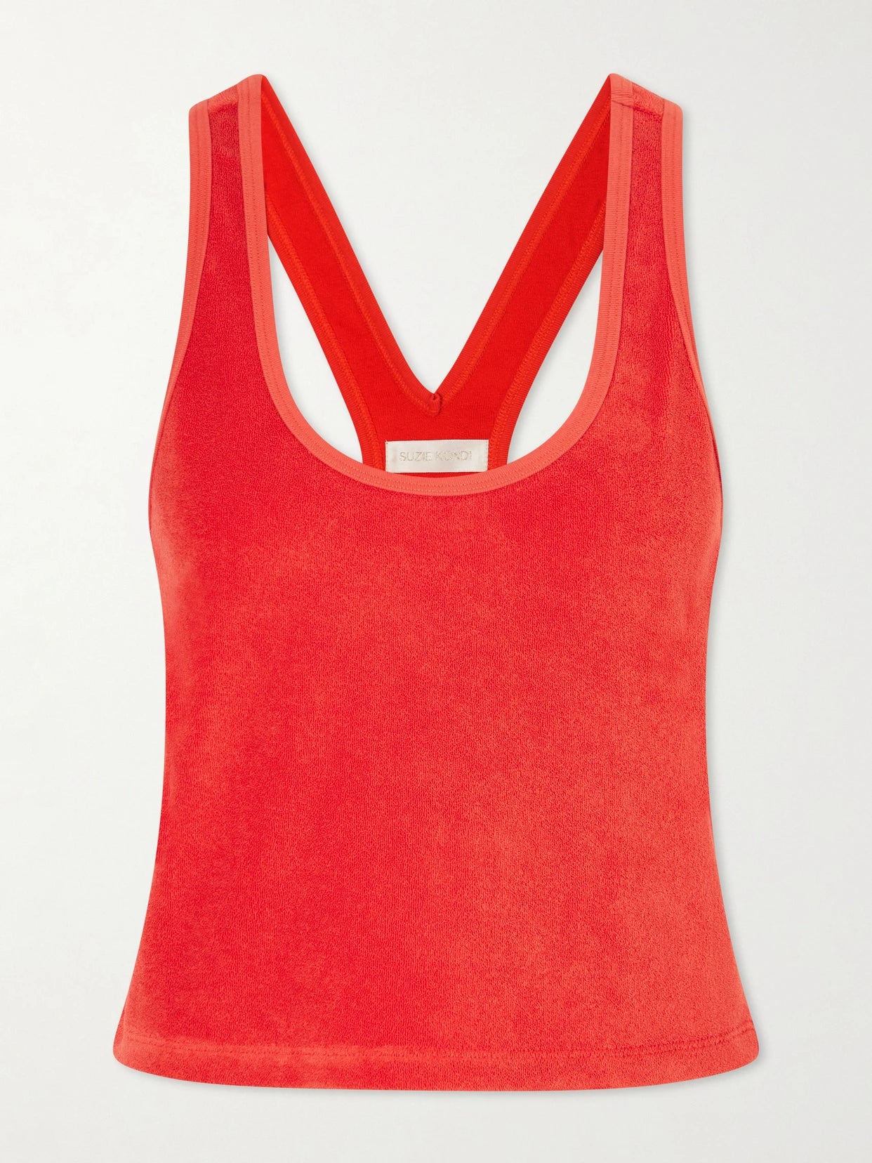 Tia Cotton-blend Terry Tank Top