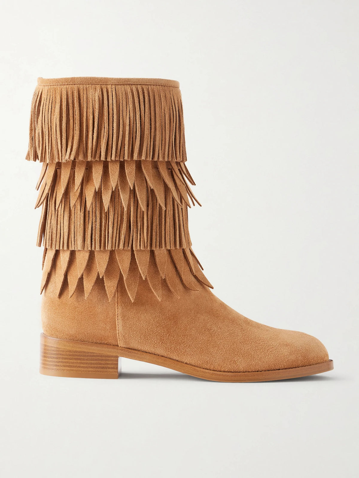 Maverick 35 Fringed Suede Boots