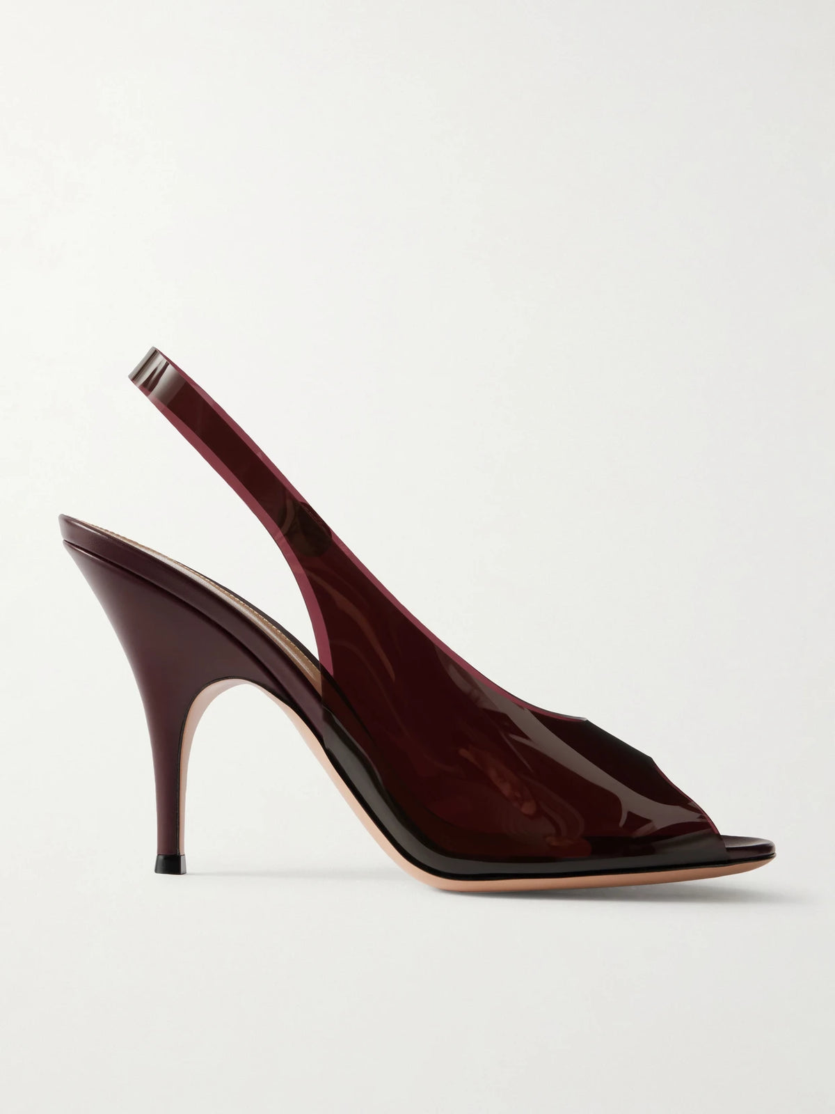 95 Pvc Slingback Pumps