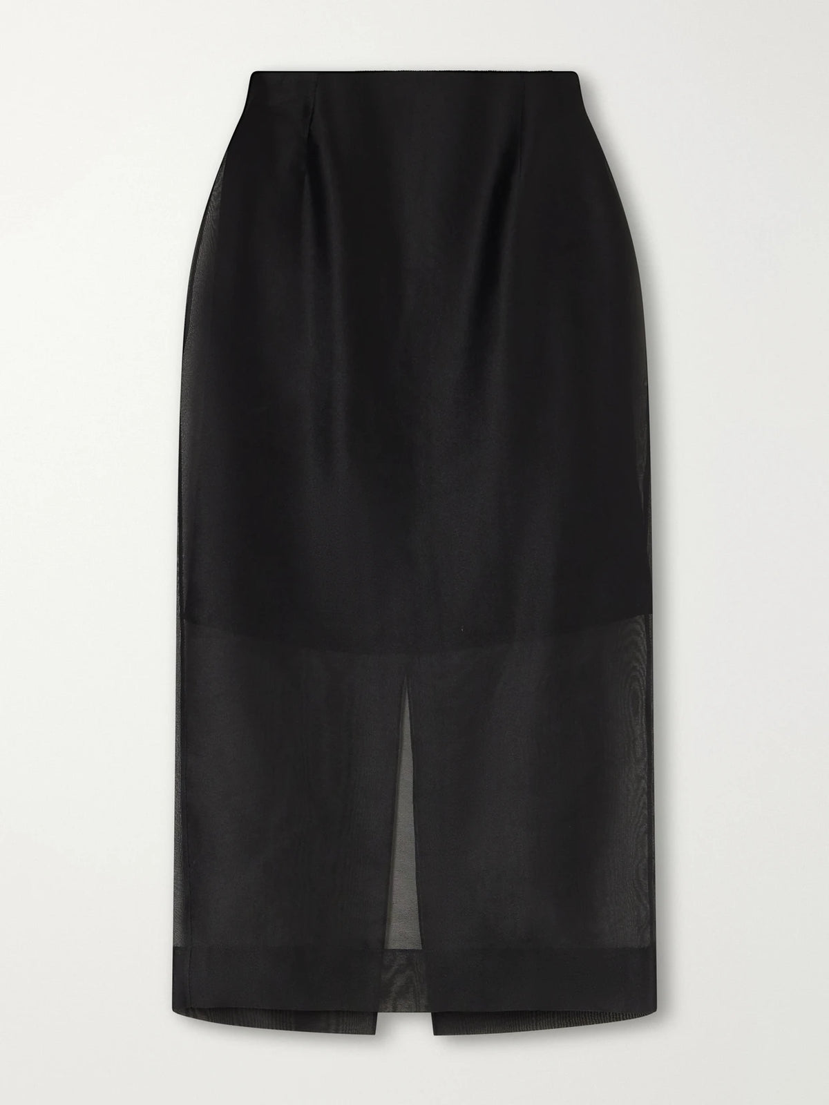 Carolina Herrera Silk-organza Midi Skirt