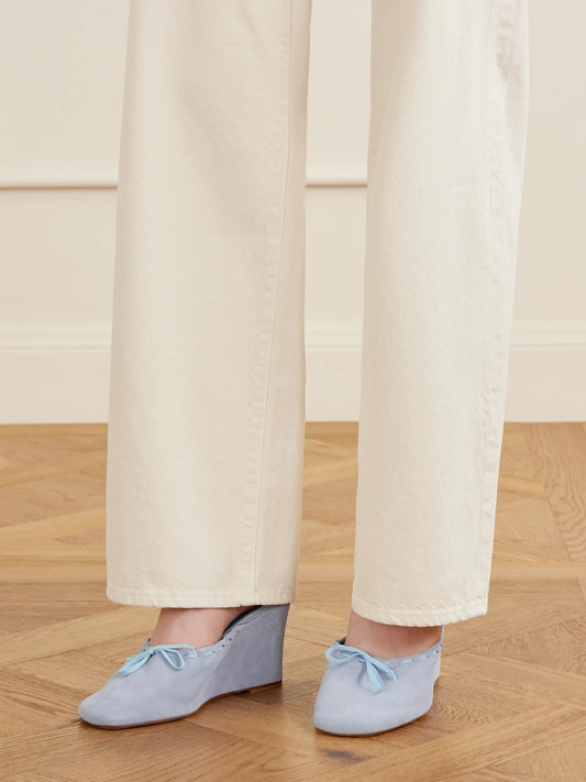 Maryam Nassir Zadeh 95 Suede Ballet Wedges