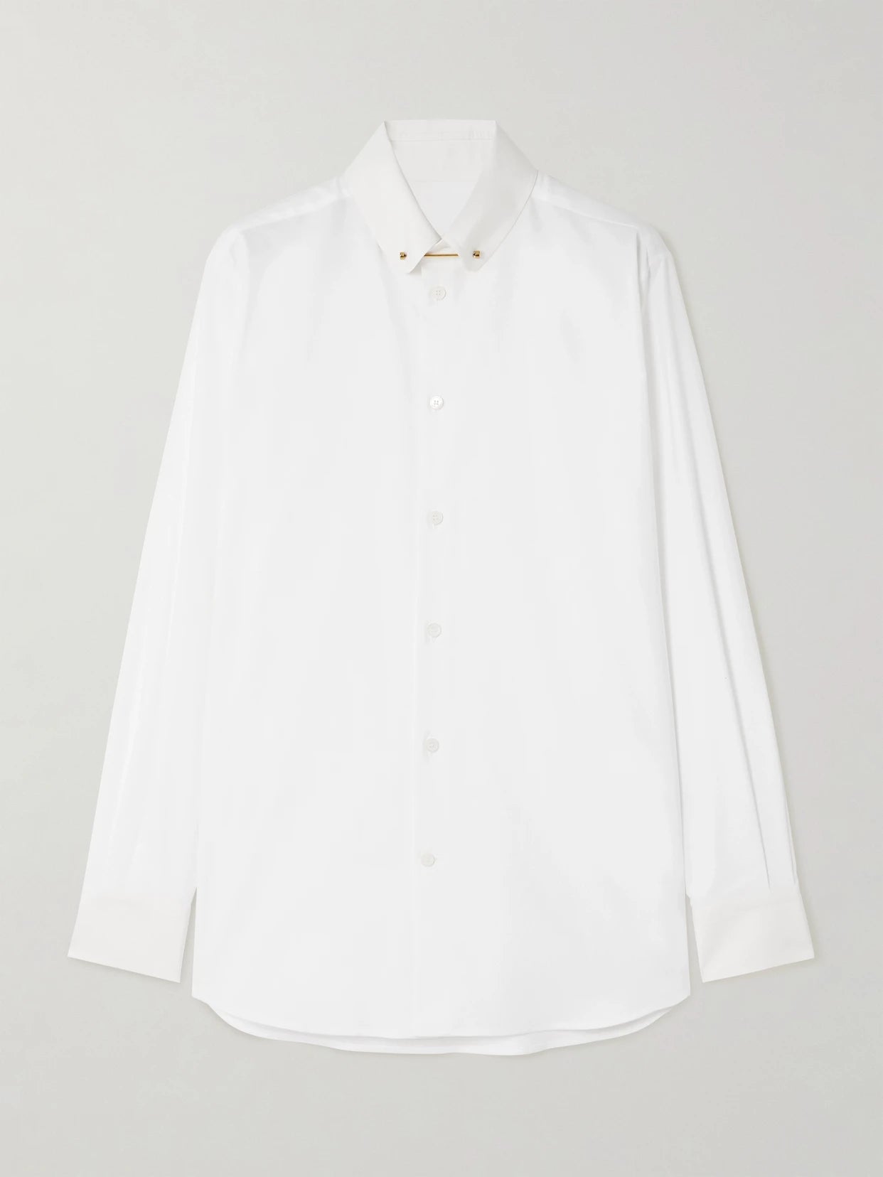 Thea Embellished Cotton Oxford Shirt