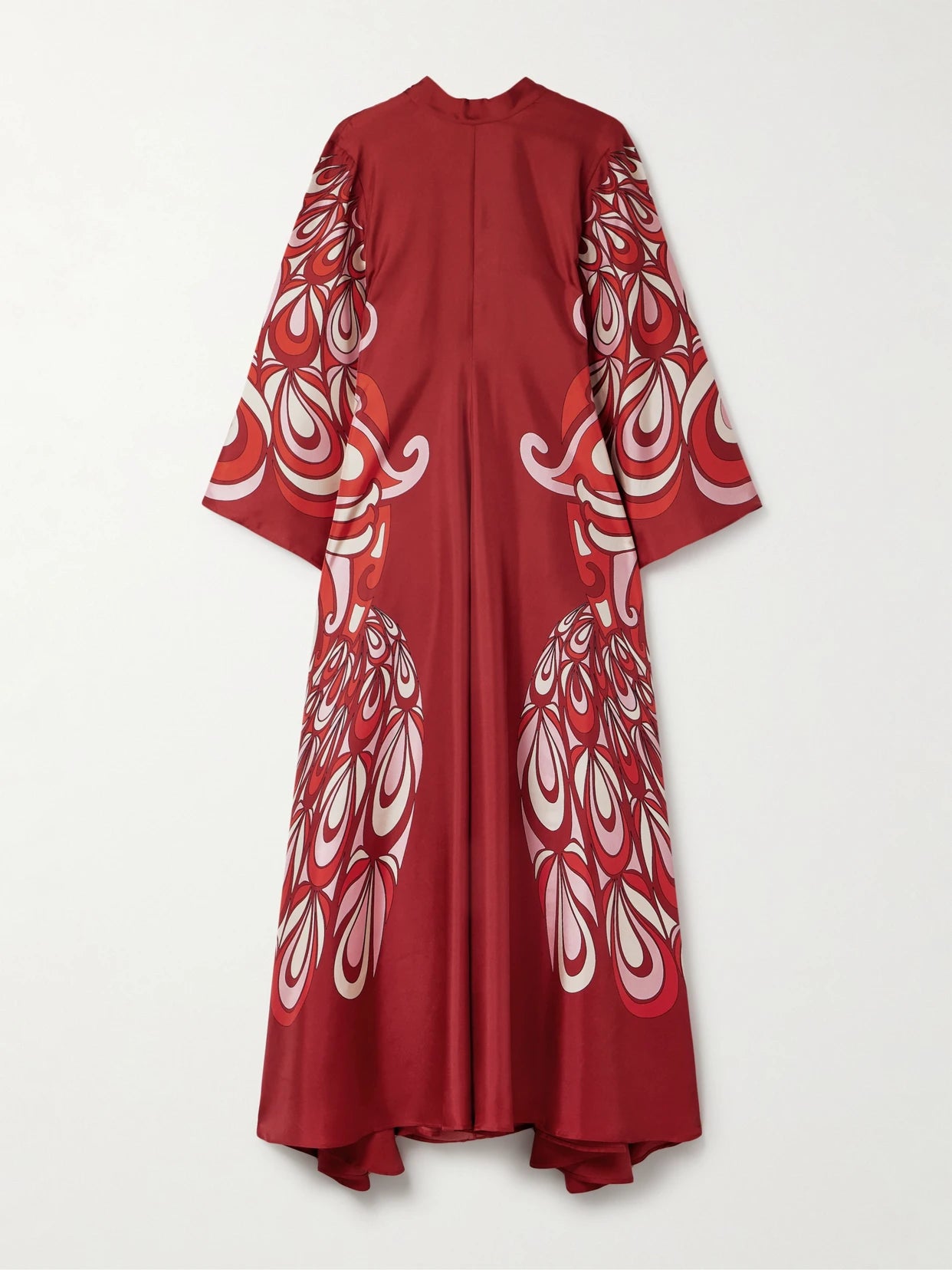 Icon Magnifico Printed Silk-twill Maxi Dress
