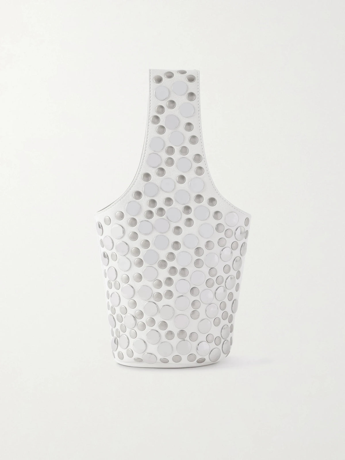 Livia Small Studded Leather Tote