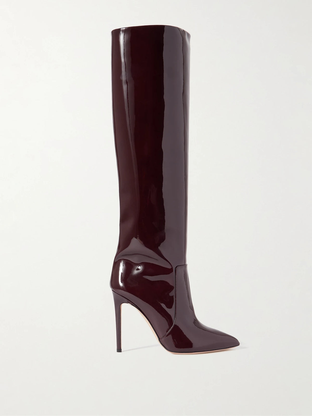Stiletto Patent-leather Knee Boots
