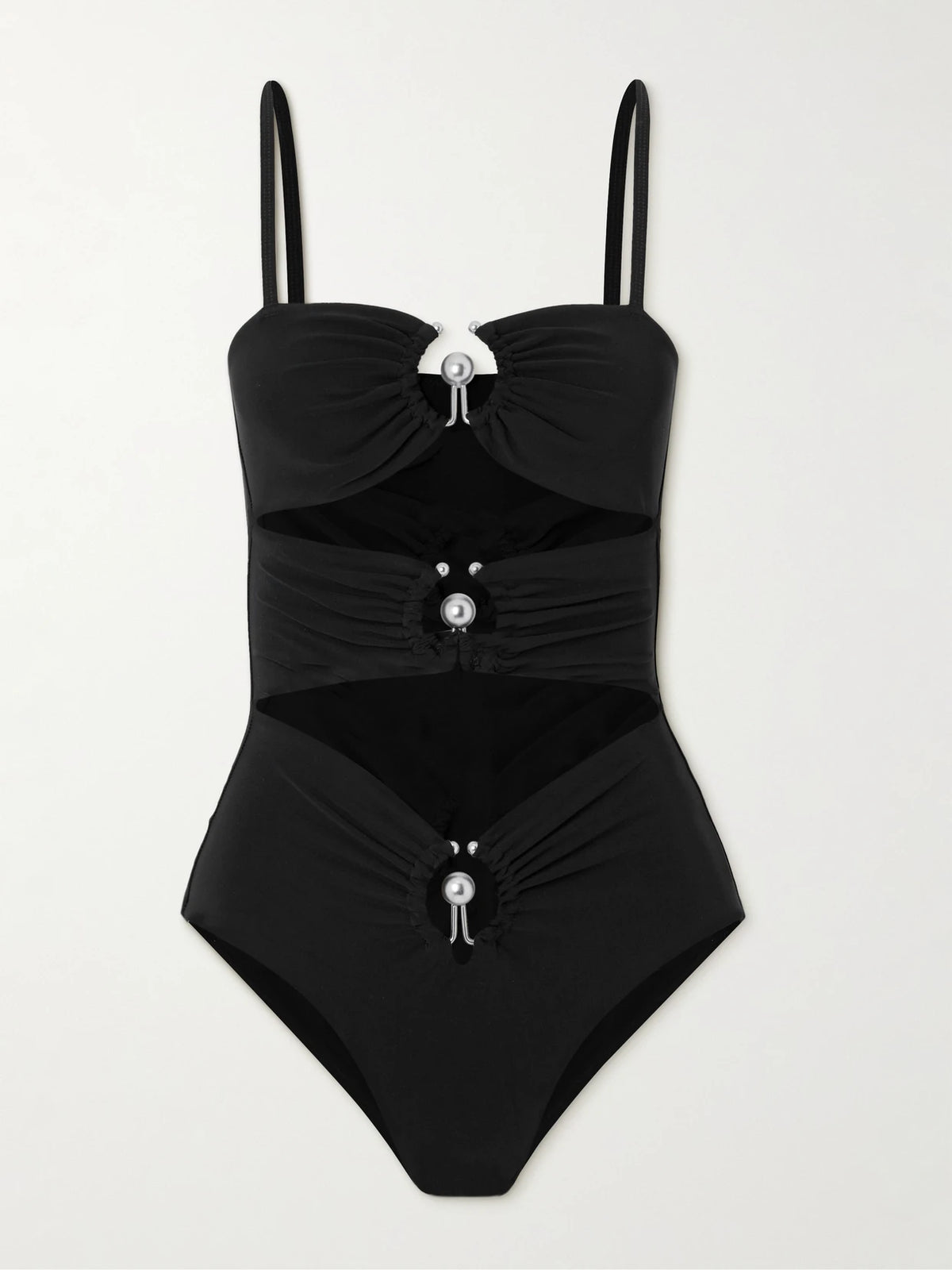 Christopher Esber Cutout Embellished Swimsuit