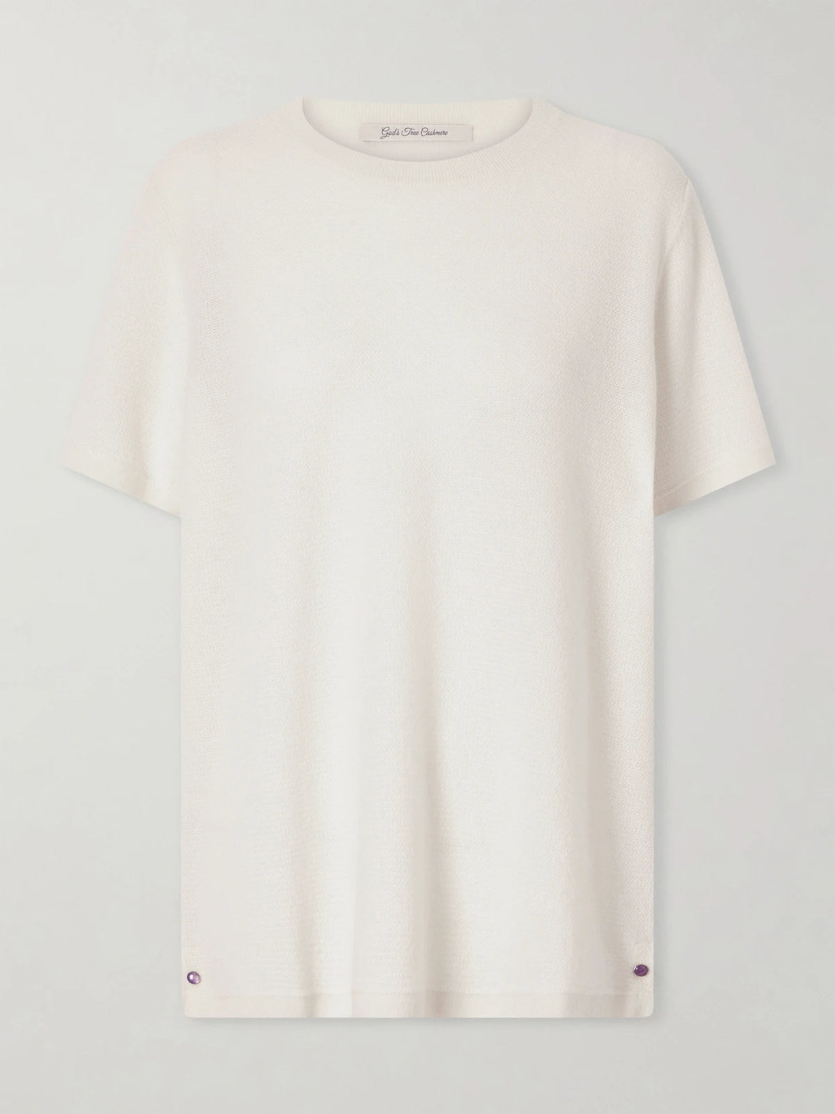 Signature Knitted Cashmere T-shirt