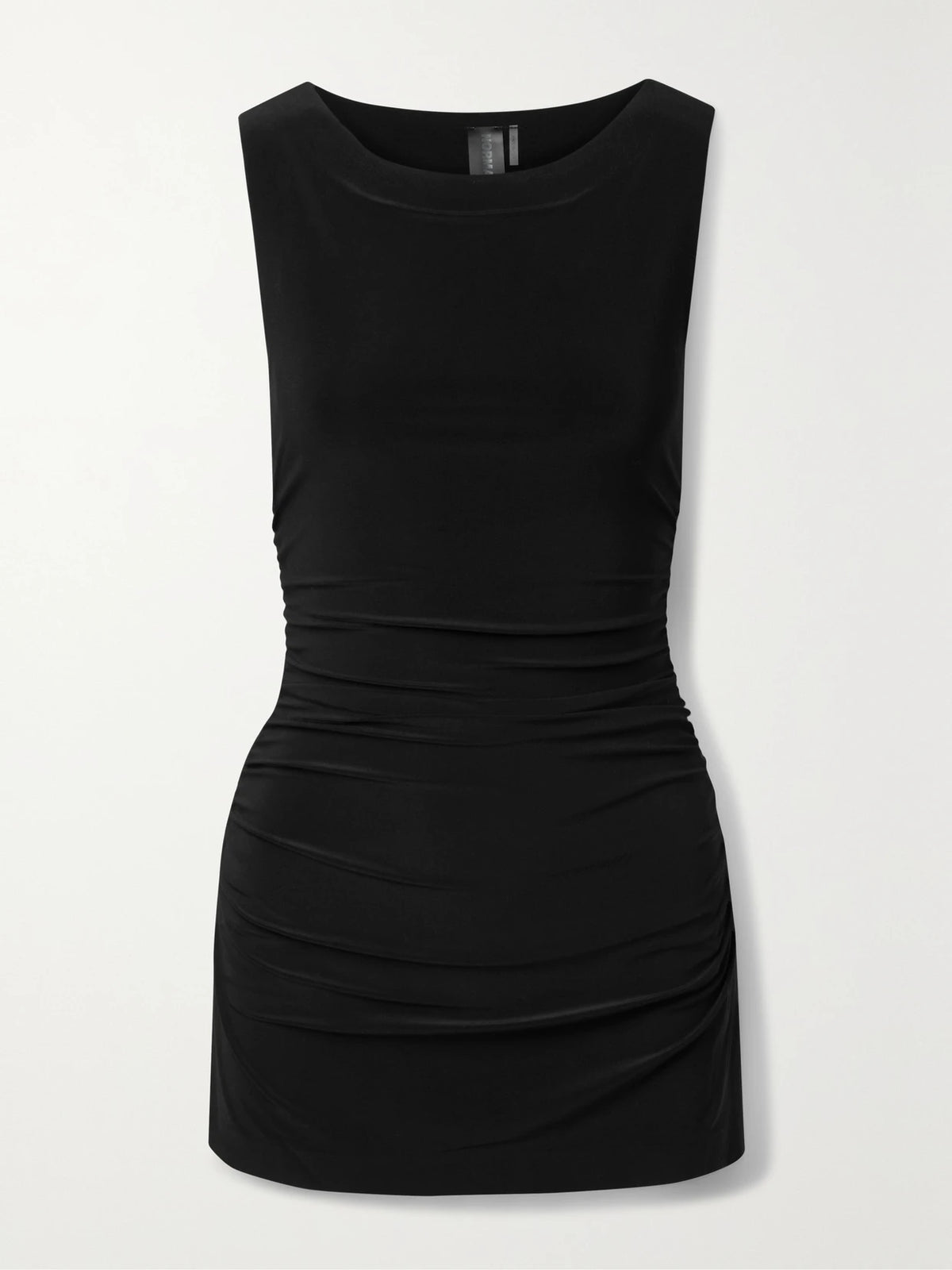 Ruched Stretch-jersey Mini Dress