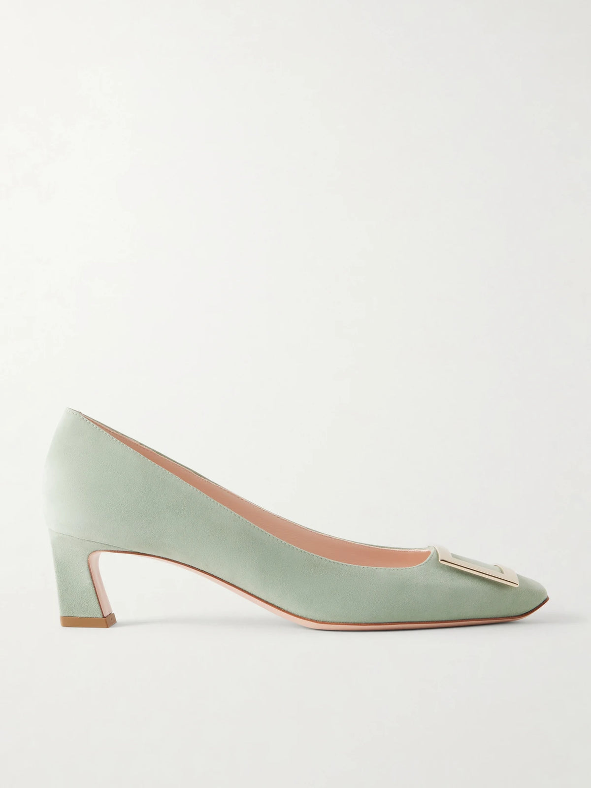 Roger Belle Vivier Trompette 45 Suede Pumps