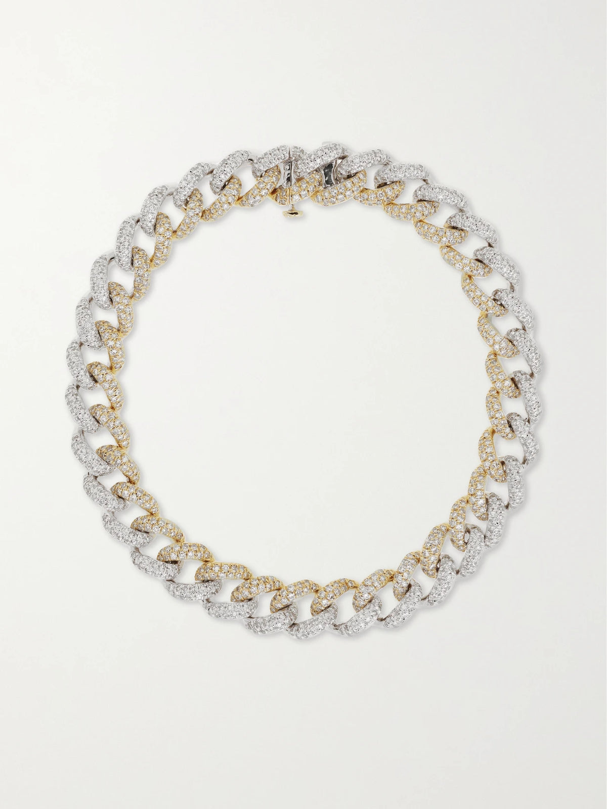 Essential 18-karat Yellow And White Gold Diamond Bracelet