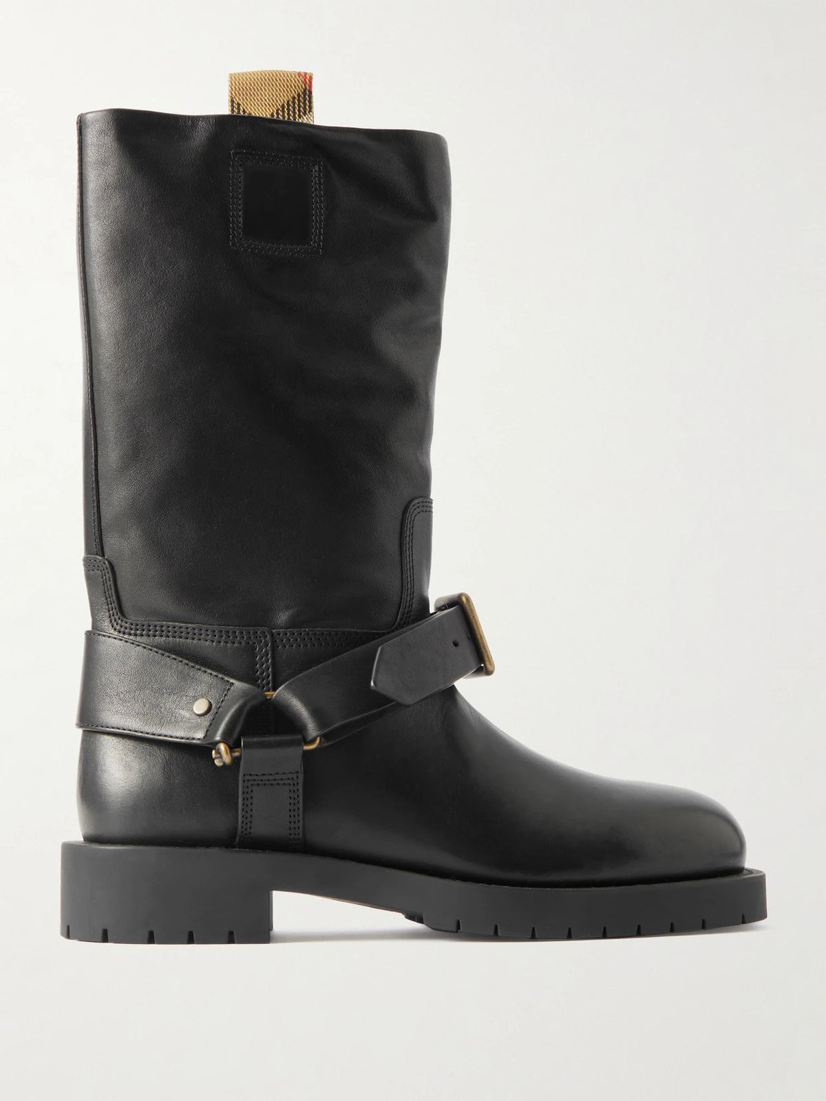 Buckled Leather Boots