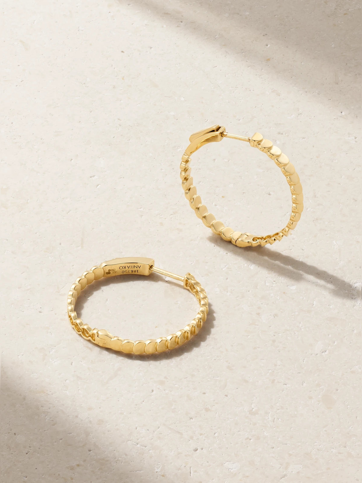 Luna 18-karat Gold Hoop Earrings