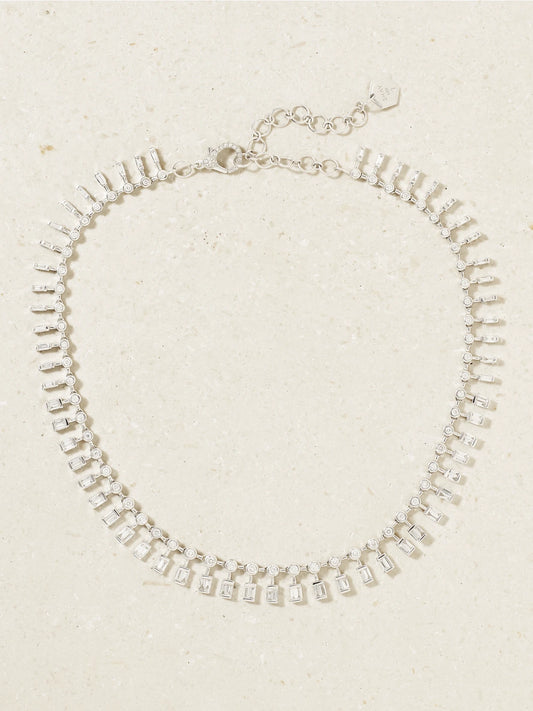 SHAY 18-karat White Gold Diamond Necklace