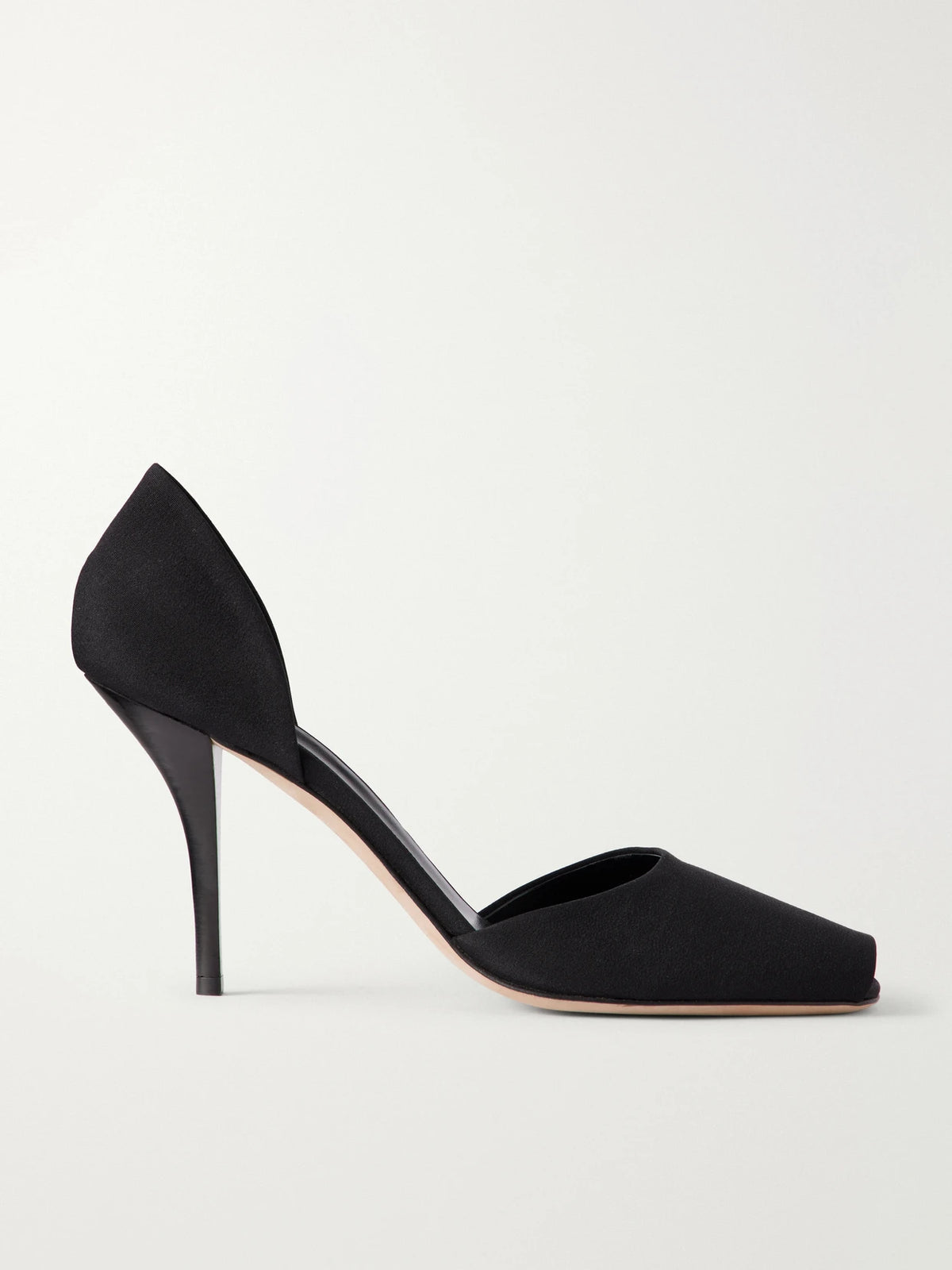 The Row Noor D'orsay 90 Satin Pumps