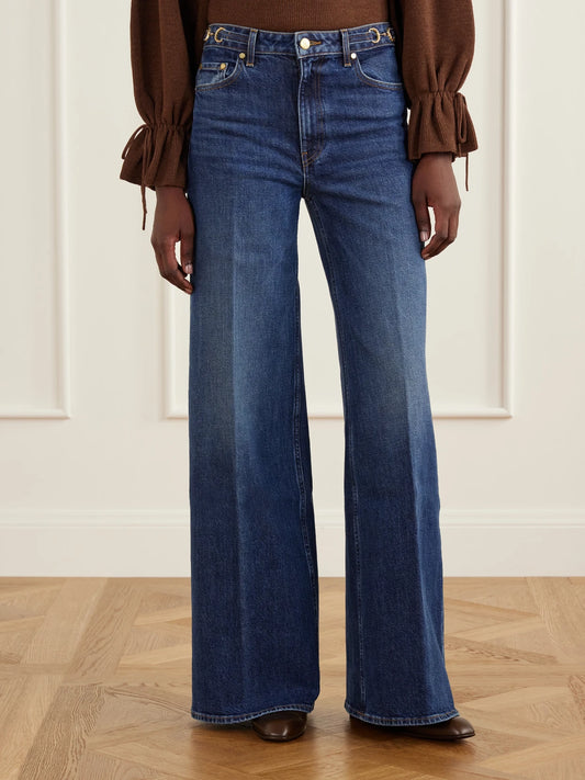Ulla Johnson The Stretch Valory Flare High-rise Jeans