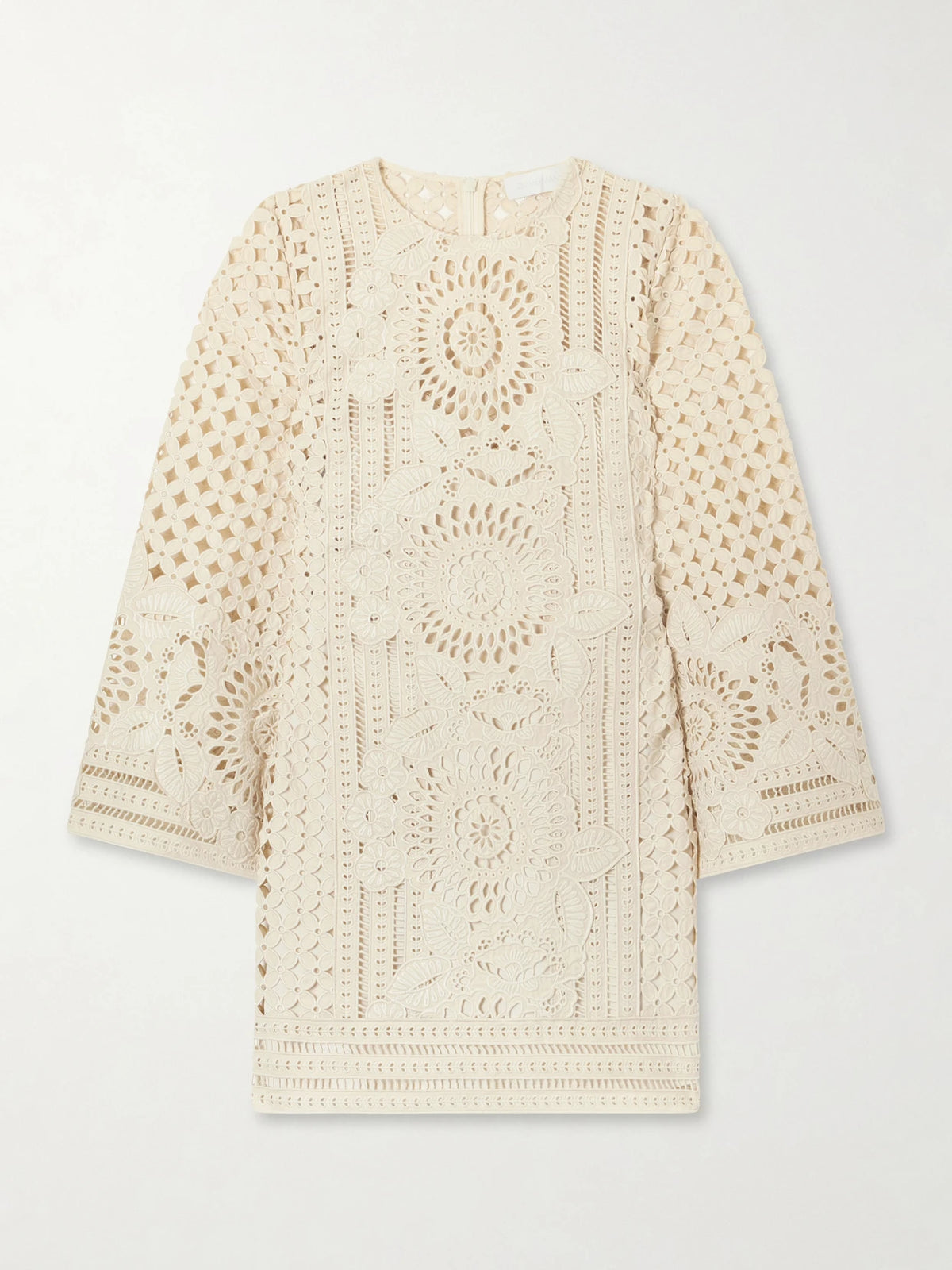 Zimmermann Indra Broderie Anglaise Cotton Mini Dress