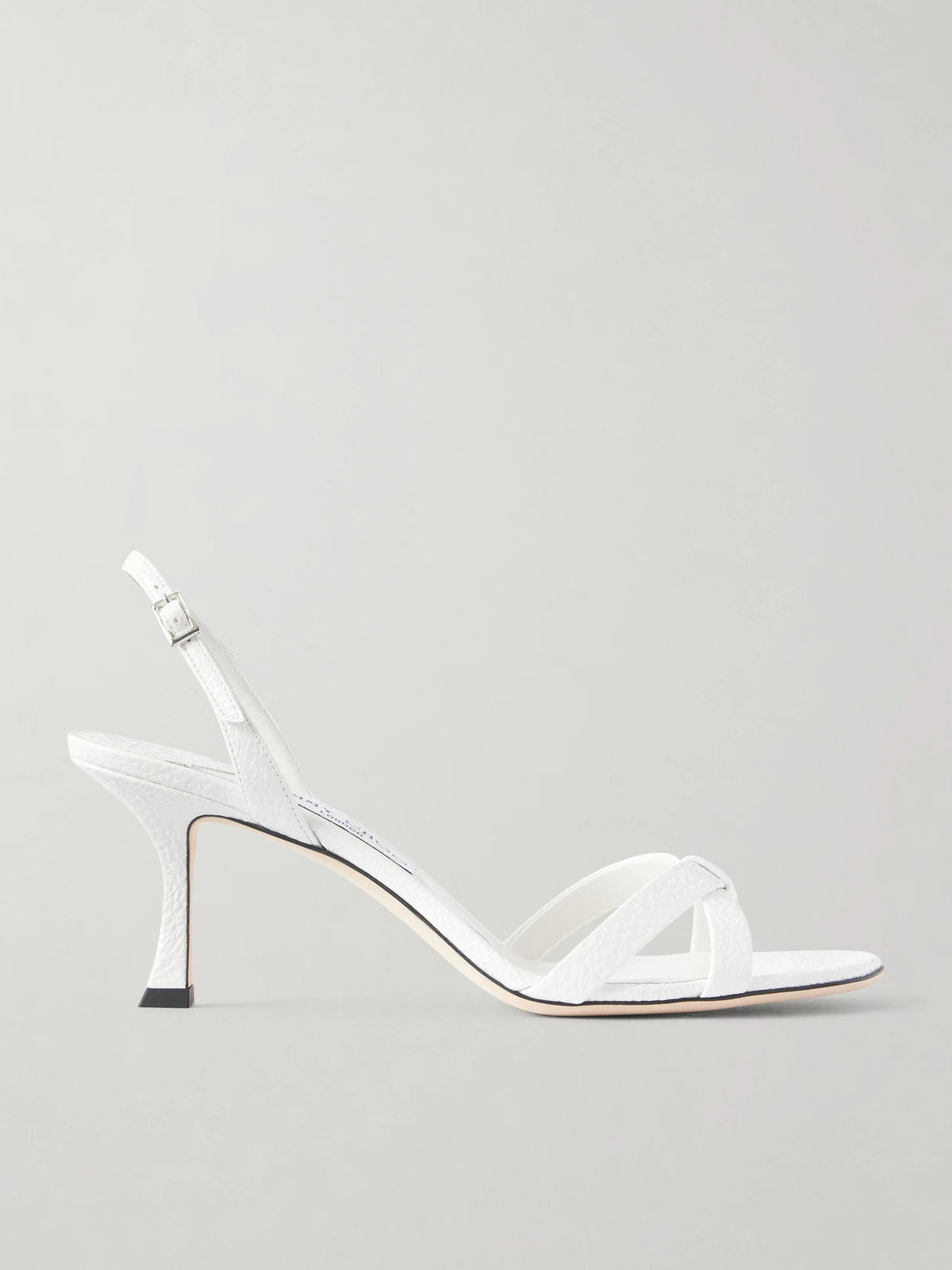 Elsy 70 Textured-leather Sandals