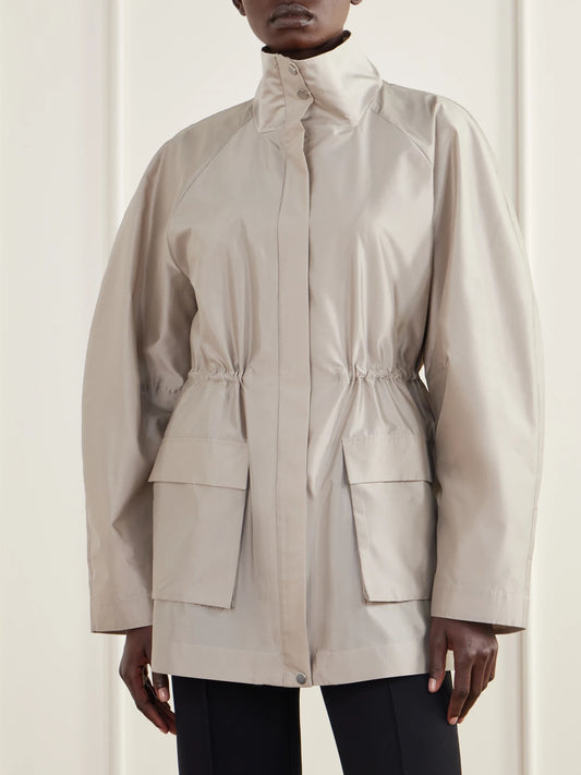 ST. AGNI Paper Taffeta Parka