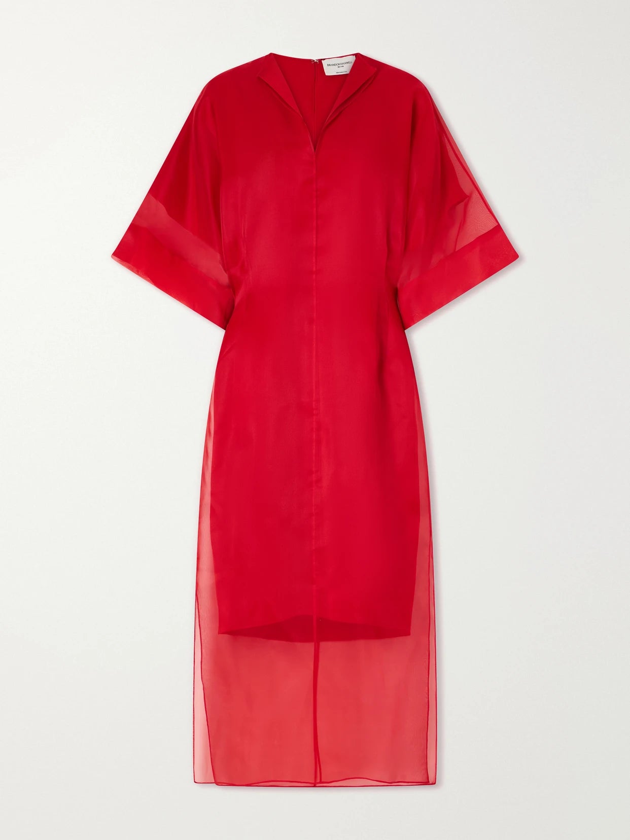 The Zuri Silk-organza Midi Dress