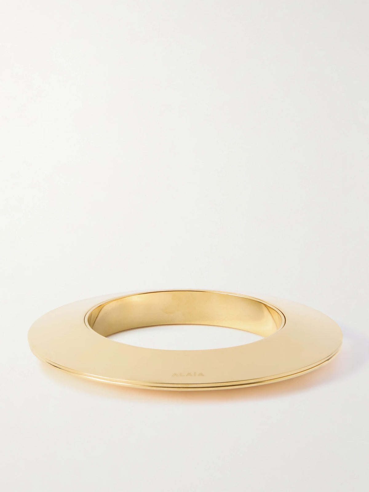 Blade Gold-tone Bangle
