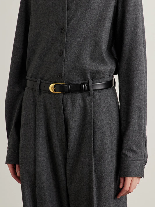 KHAITE Dome Leather Belt