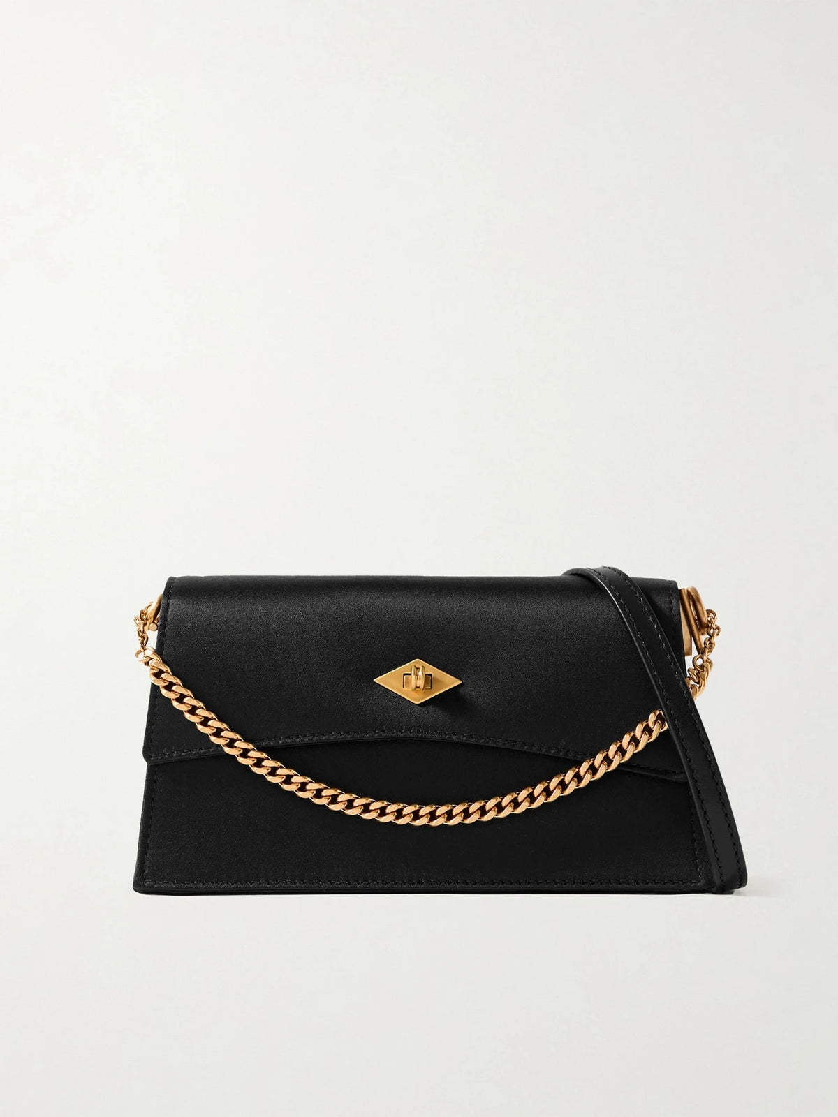 Roma Silk-satin Shoulder Bag