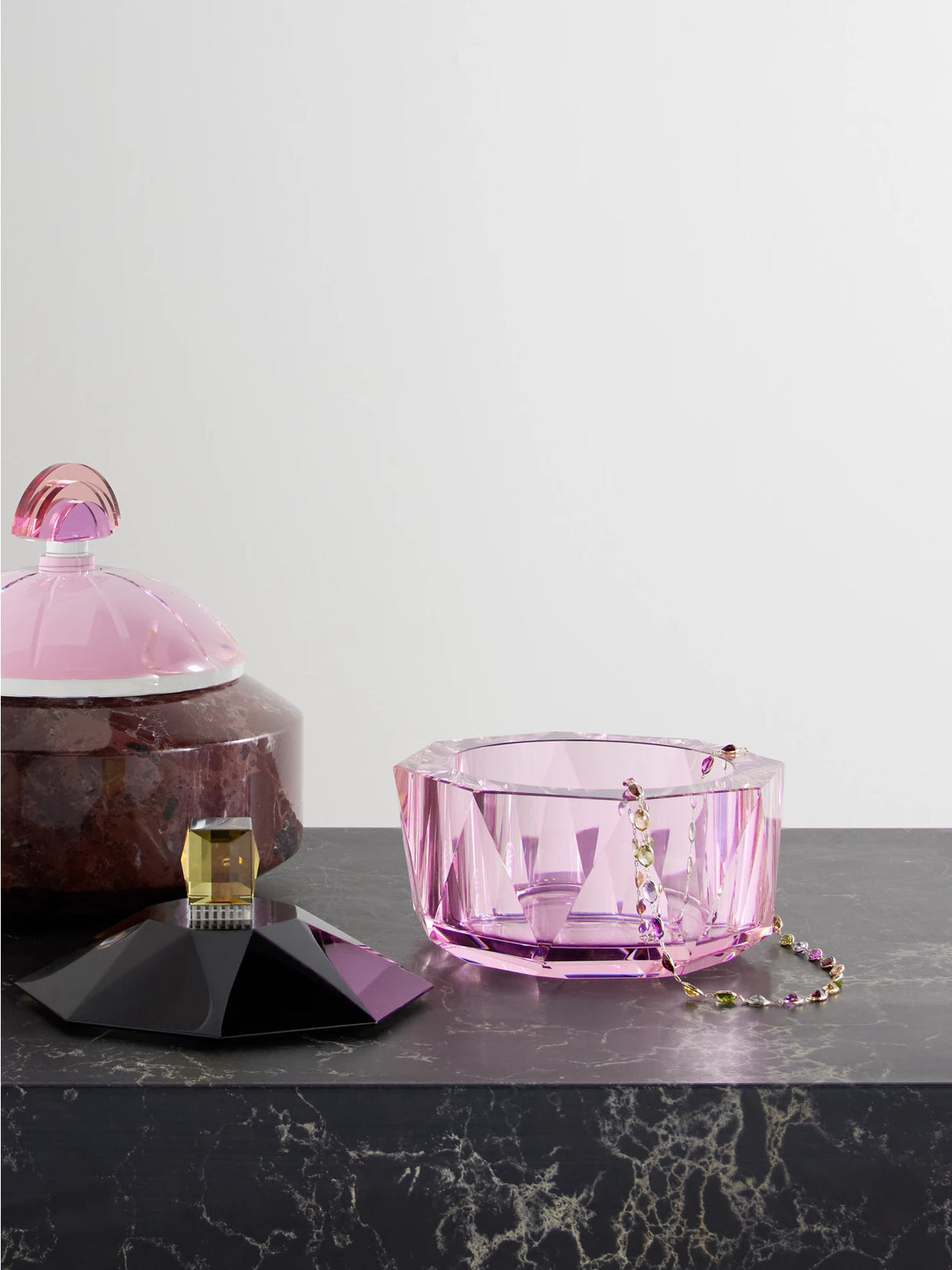 Image of Decor. Product name - New Haven Crystal Jar in Multi colour by brand - Reflections Copenhagen