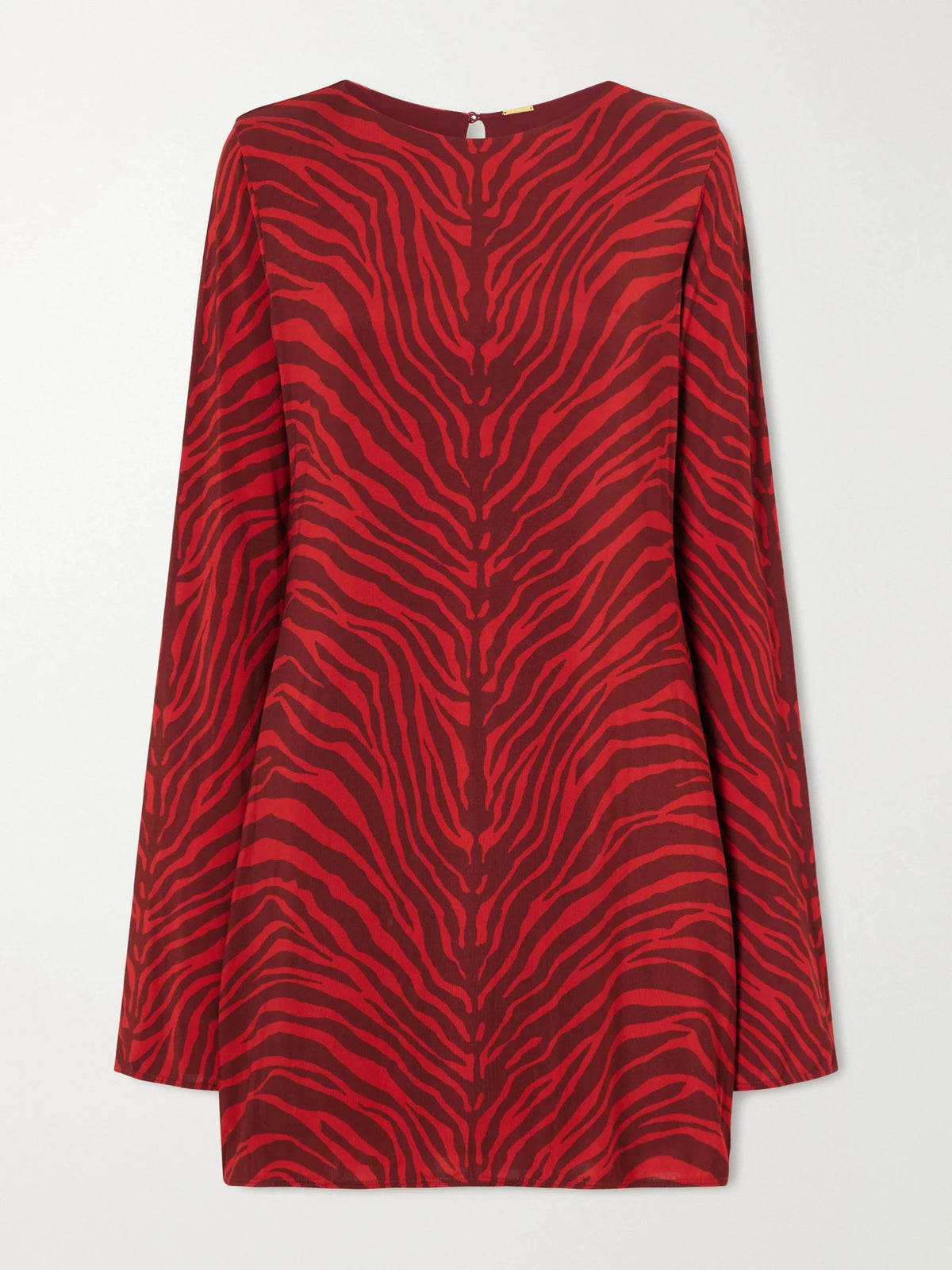 Cala de la Cruz Maisha Zebra-print Stretch-jersey Mini Dress