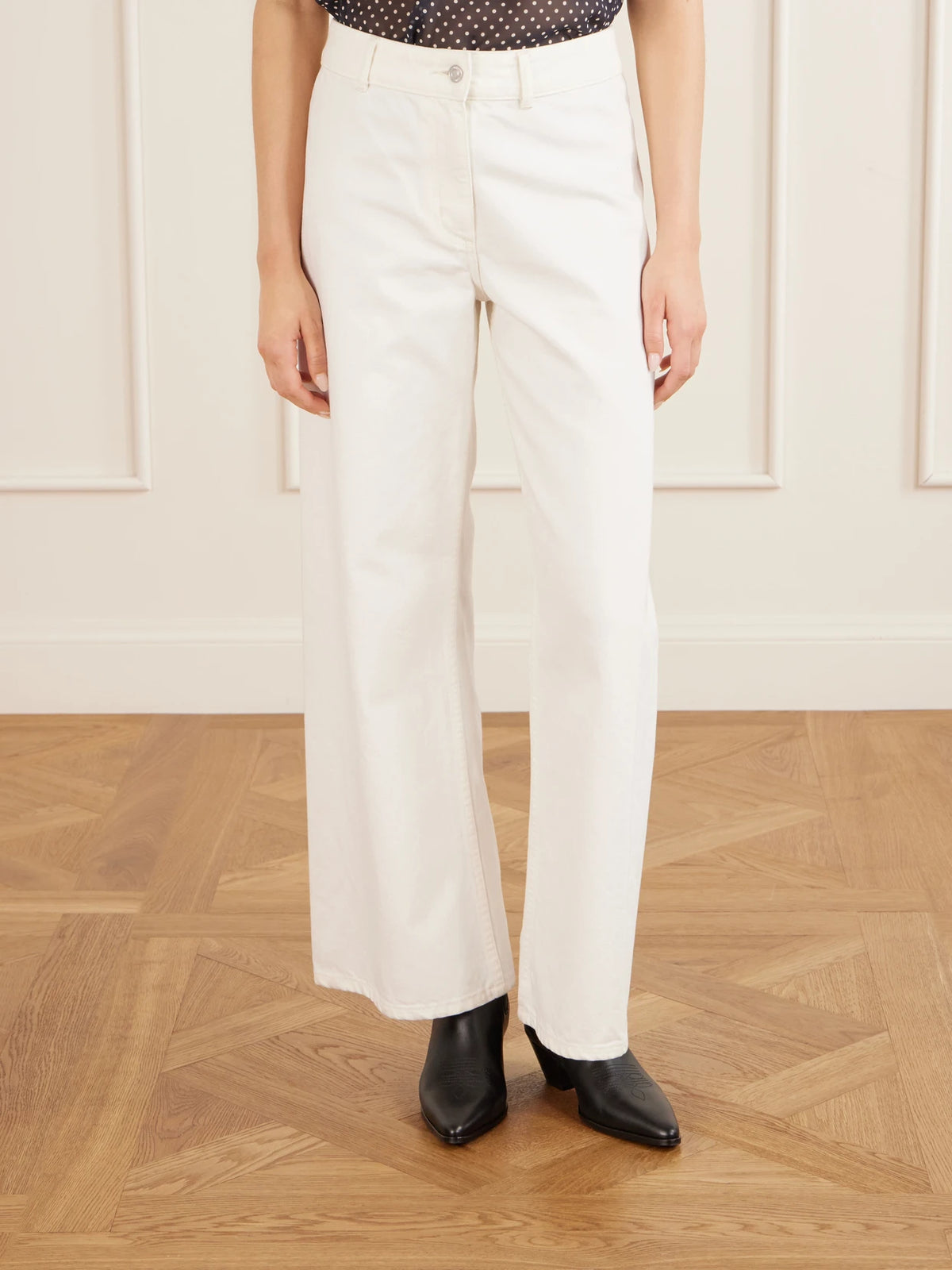 Nili Lotan Megan Mid-rise Wide-leg Jeans