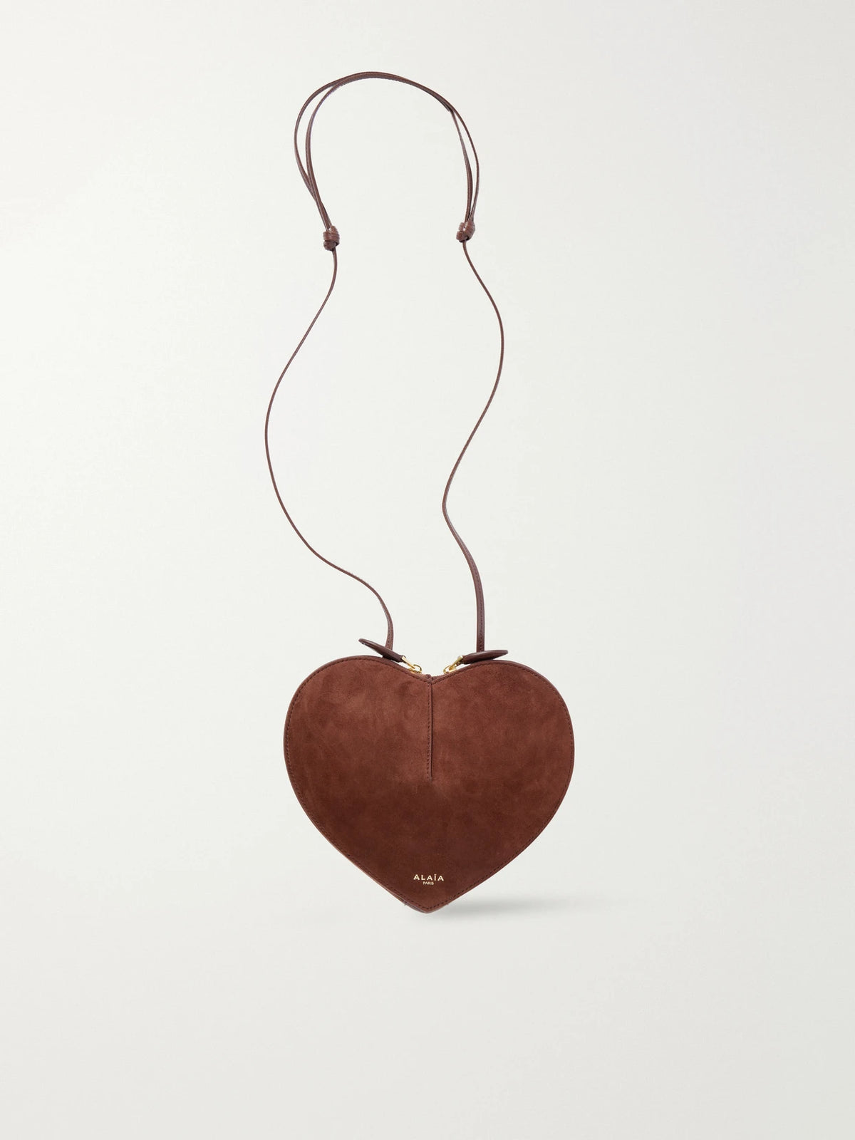 Le Coeur Suede And Leather Shoulder Bag