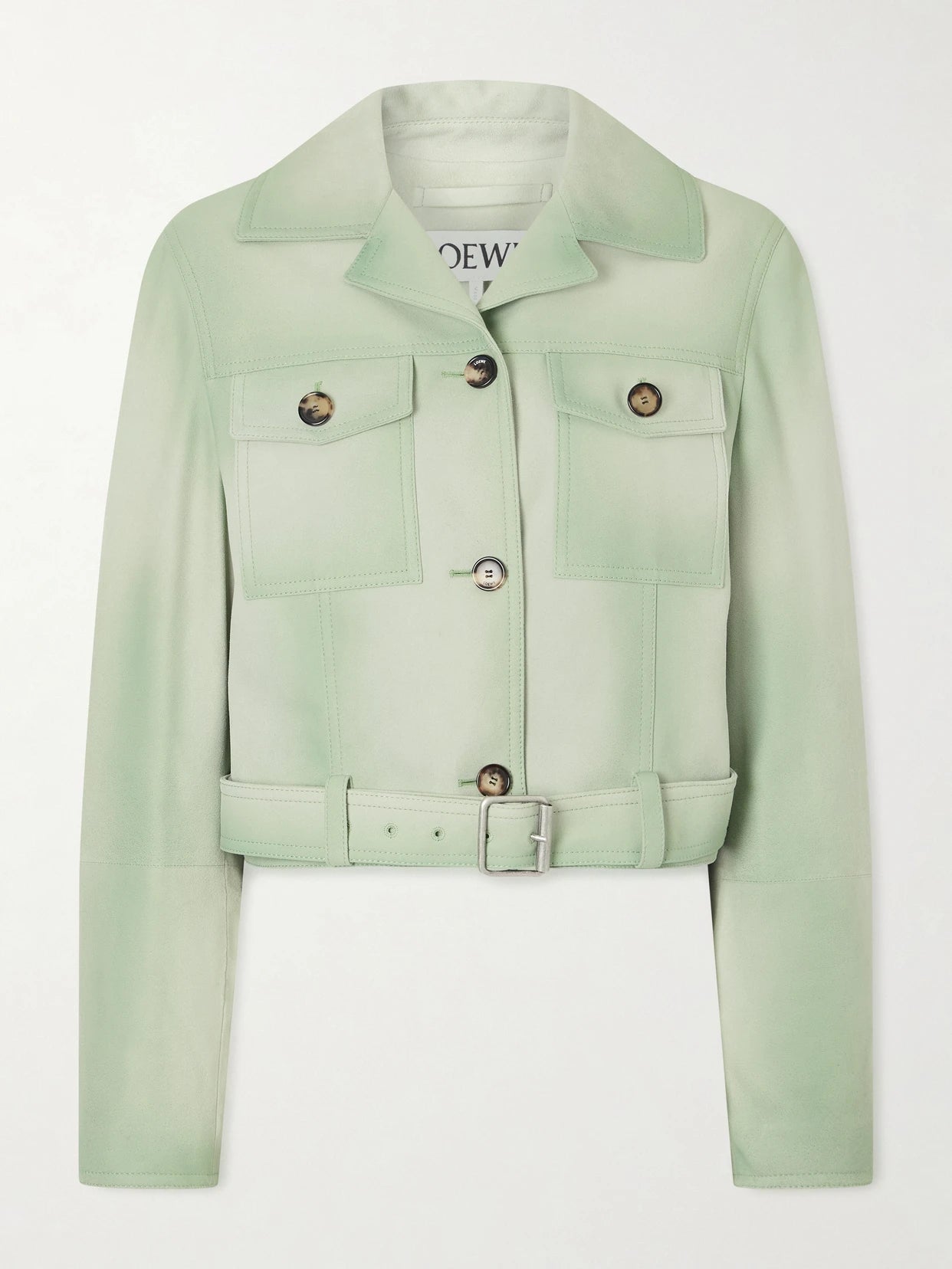Tie-dyed Suede Jacket