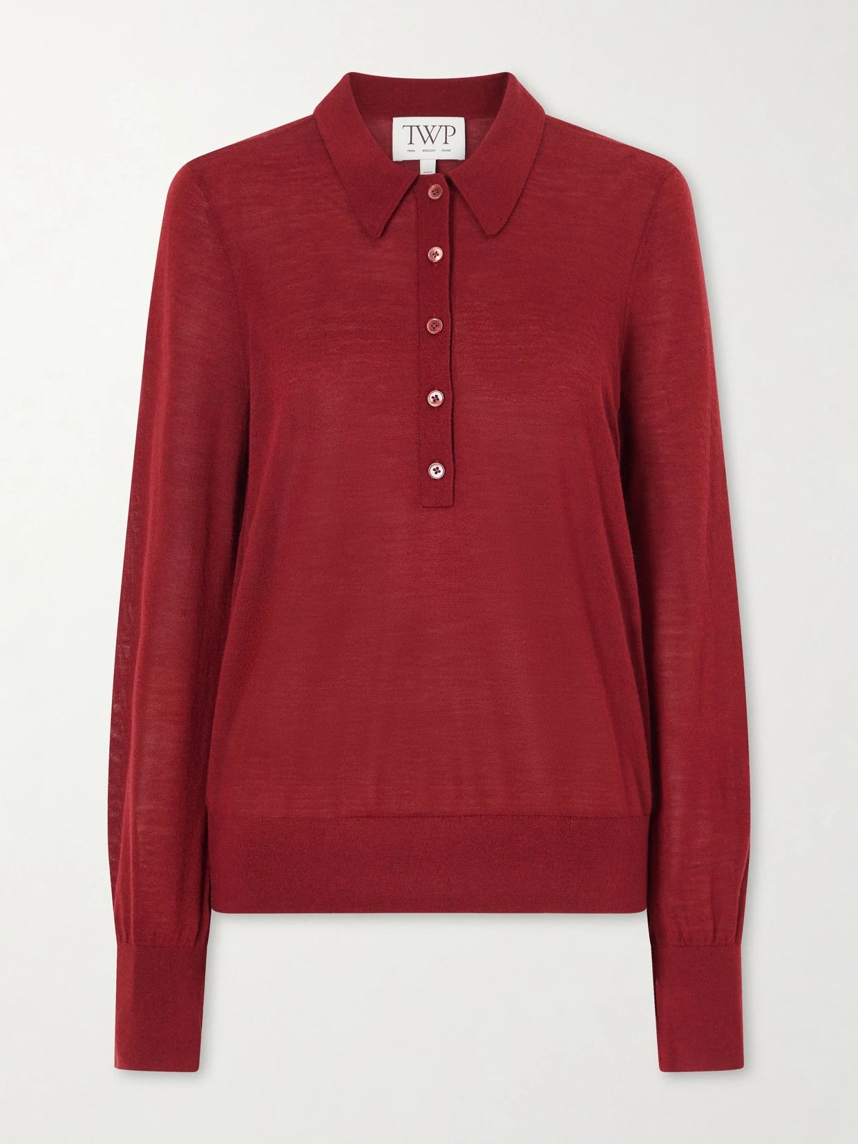 Cashmere Polo Sweater