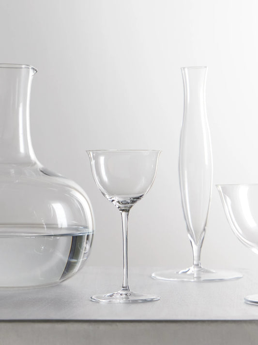 Image of Tableware. Product name - Set Of Two Crystal Wine Glasses in Clear colour by brand - LOBMEYR