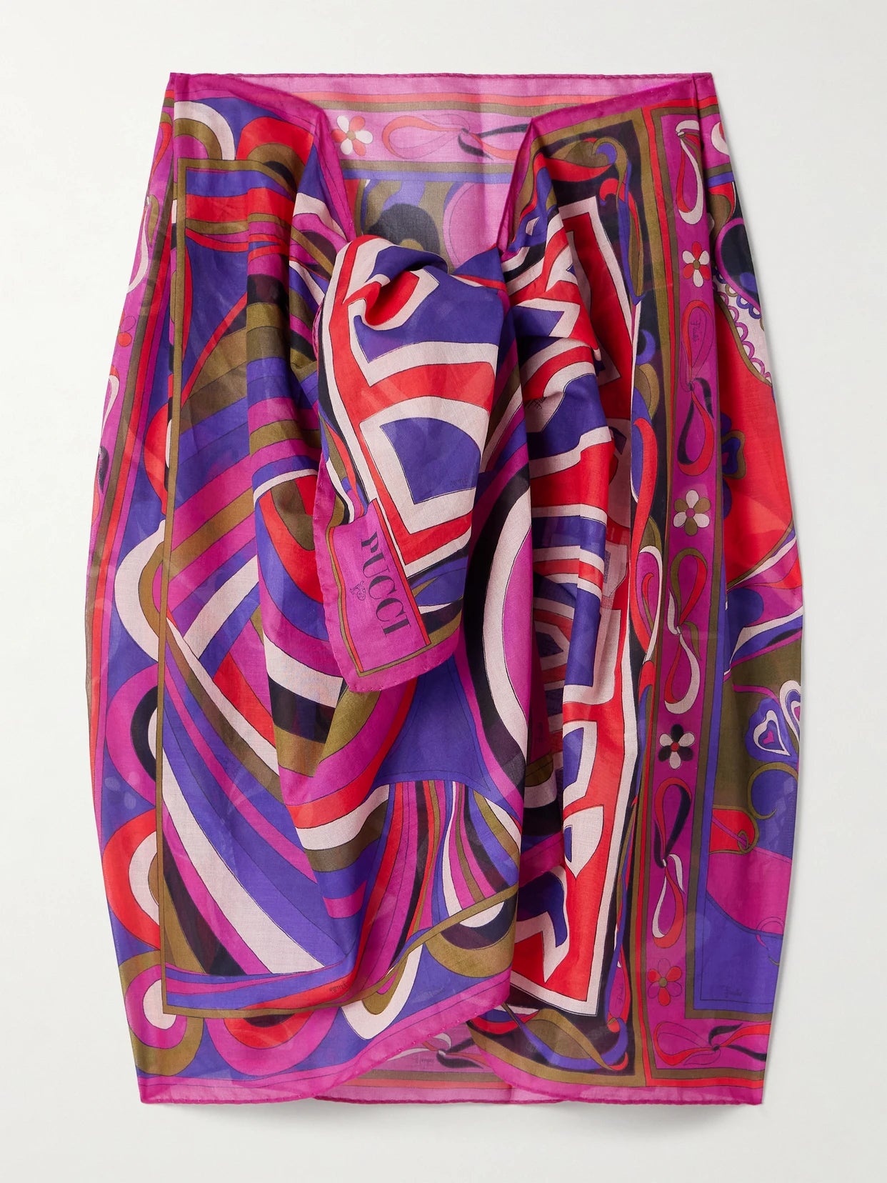 Printed Cotton-voile Pareo