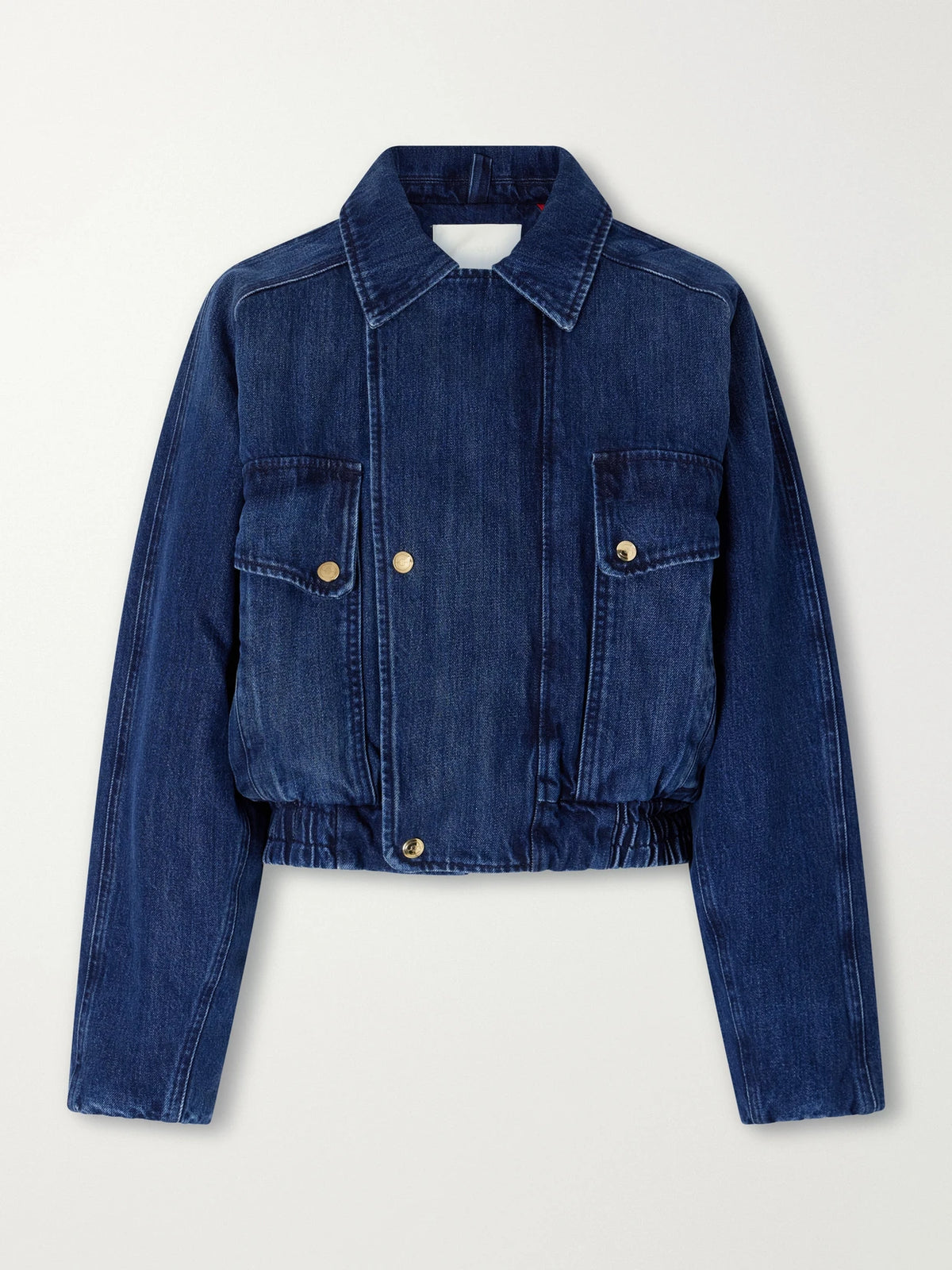 RÙADH The Ghillie Cropped Denim Jacket