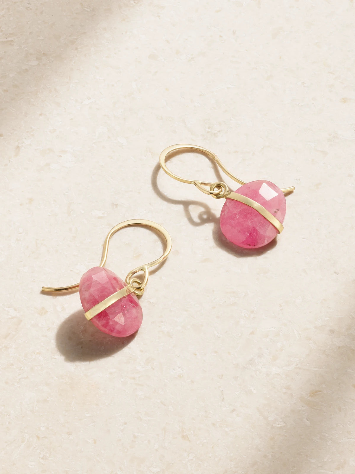 14-karat Recycled Gold Sapphire Earrings