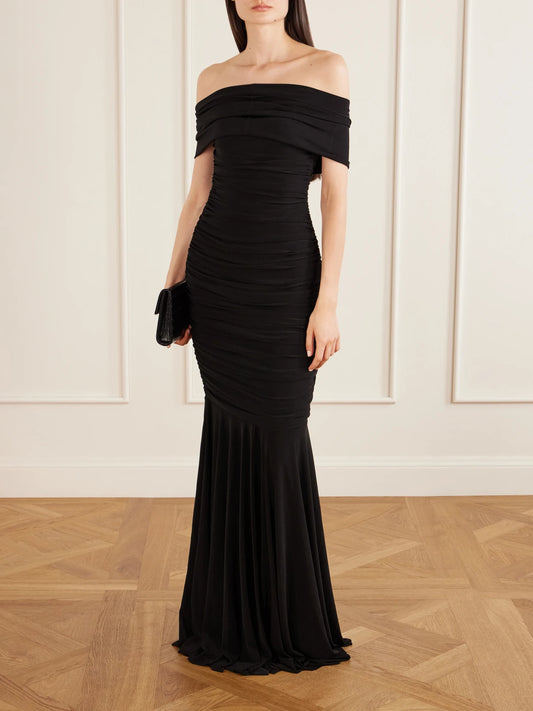 Gathered Jersey Gown