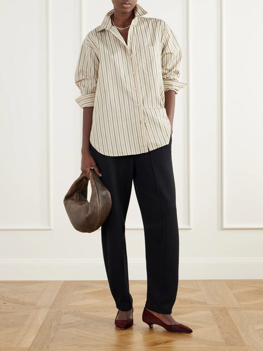 Image of Heels. Product name - The Kitty Point 30 Calf-hair Pumps in Dark brown colour by brand - Jamie Haller
