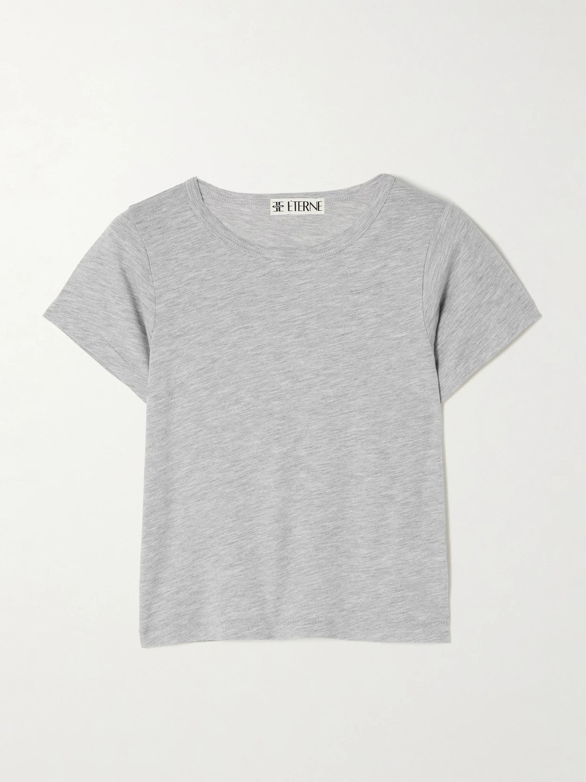 Baby Tee Cropped Cotton And Modal-blend Jersey T-shirt