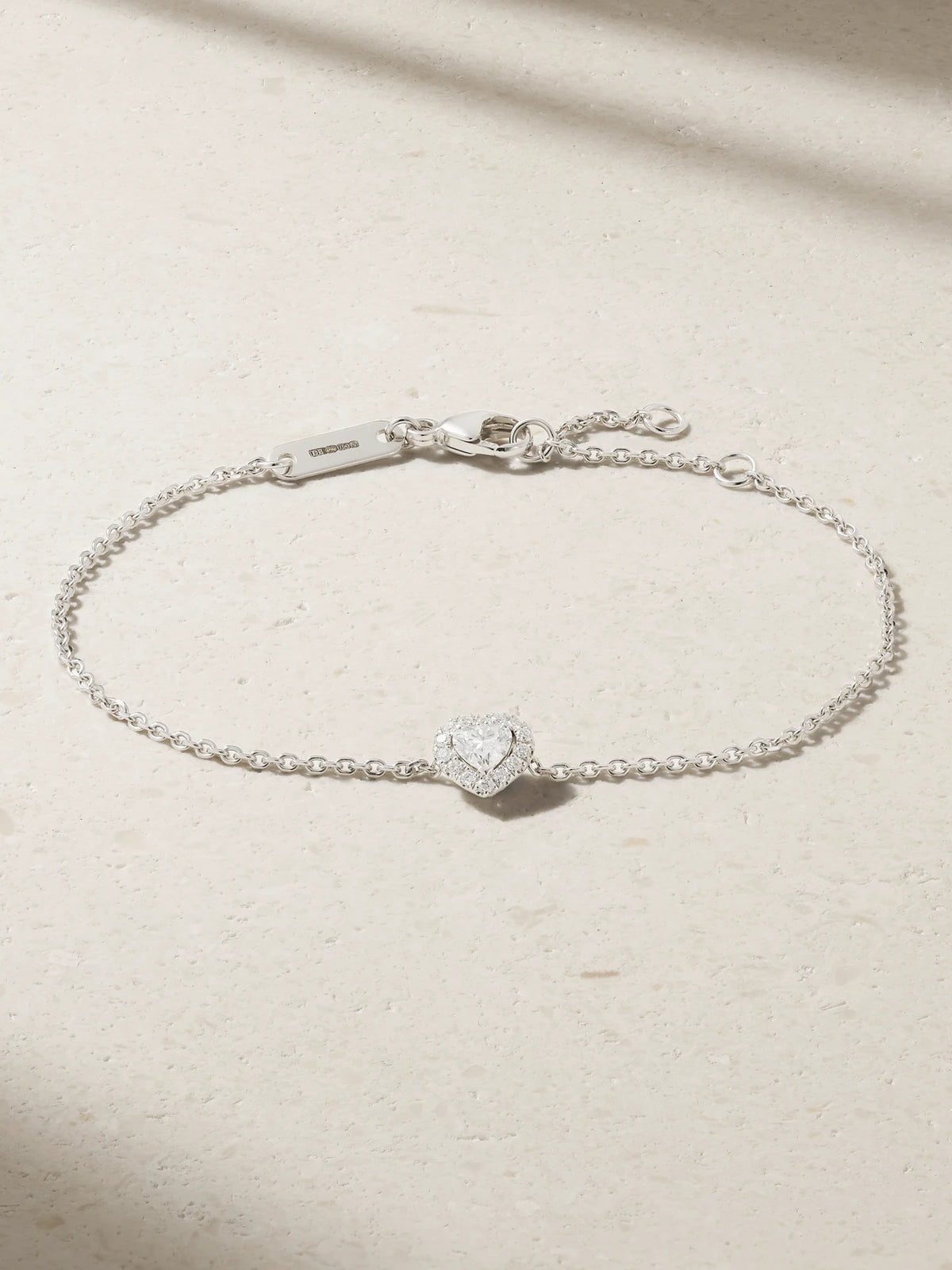 Aura Solitare 18-karat White Gold Diamond Bracelet