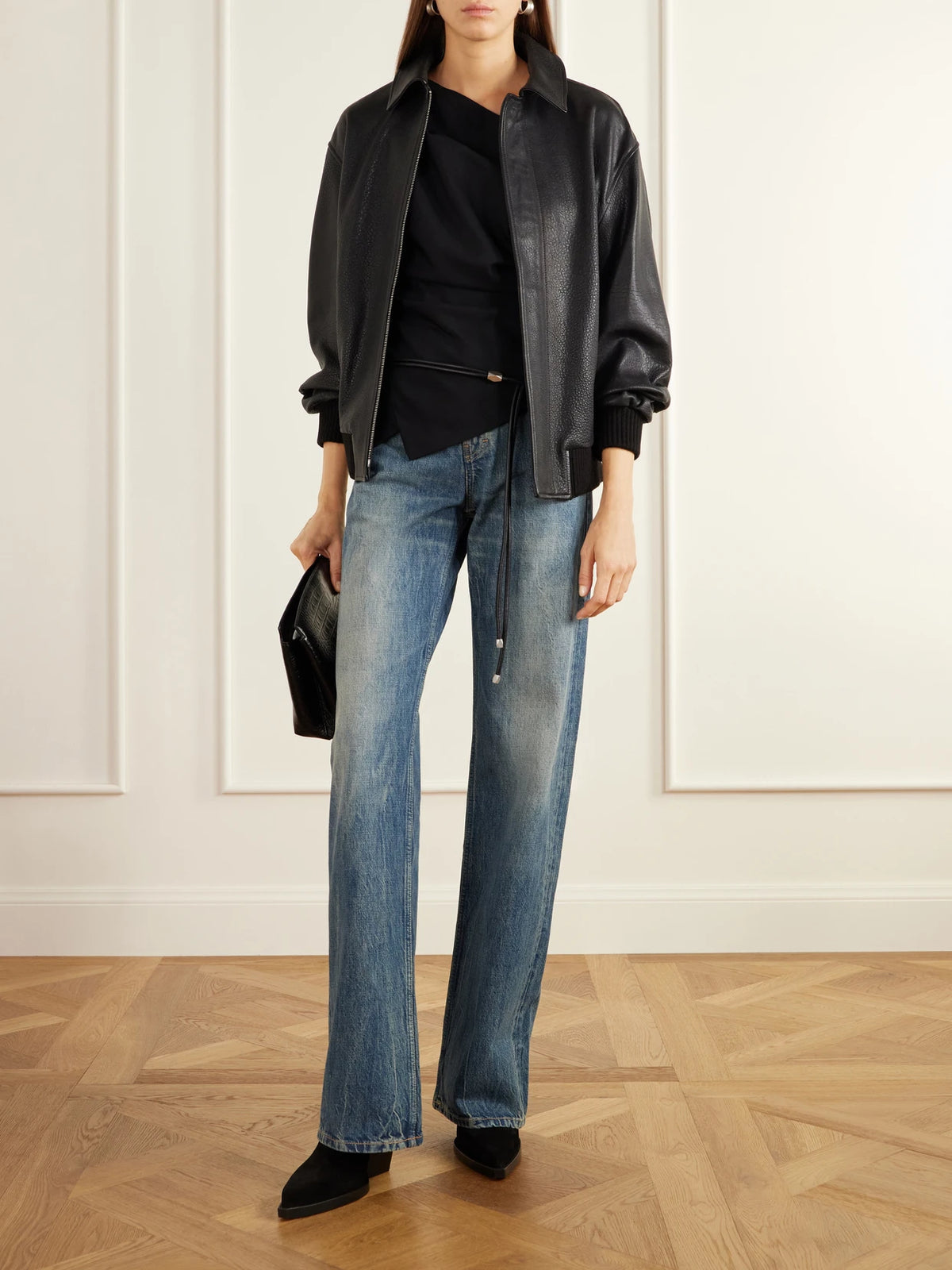 Image of Boots. Product name - Dallas 100 Suede Ankle Boots in Black colour by brand - Paris Texas