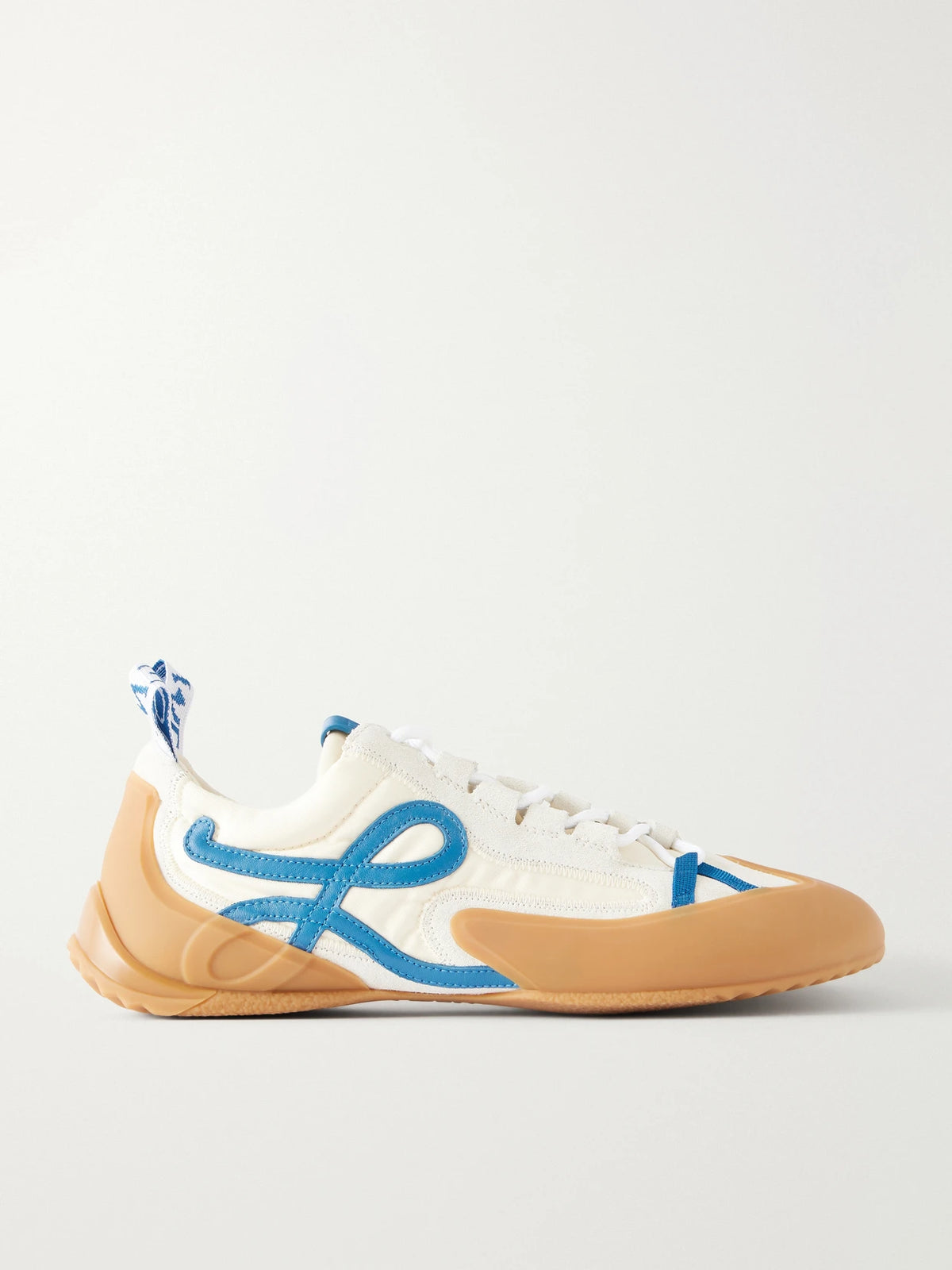 Grip Tpu And Shell-trimmed Suede Sneakers