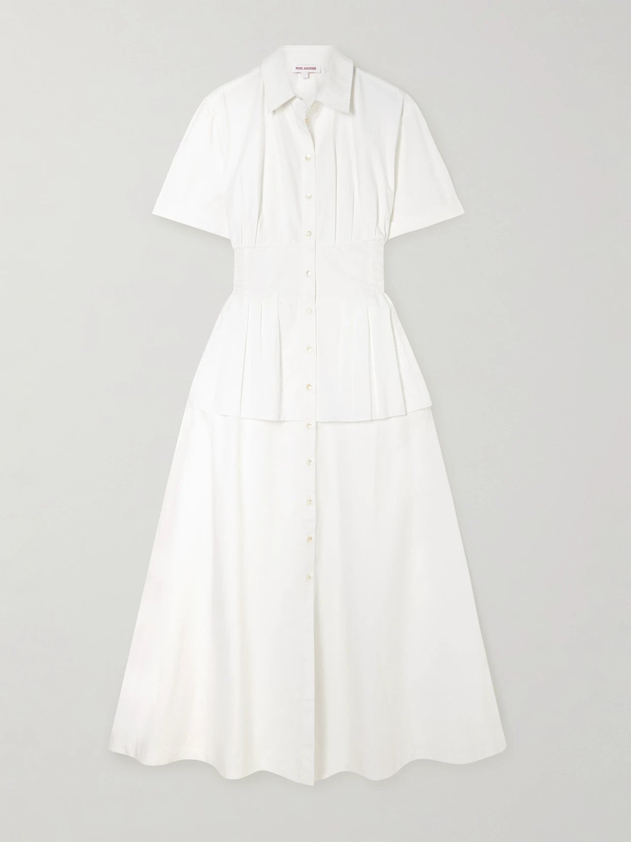 Boogie Woogie Bugle Boy Cotton-poplin Maxi Shirt Dress