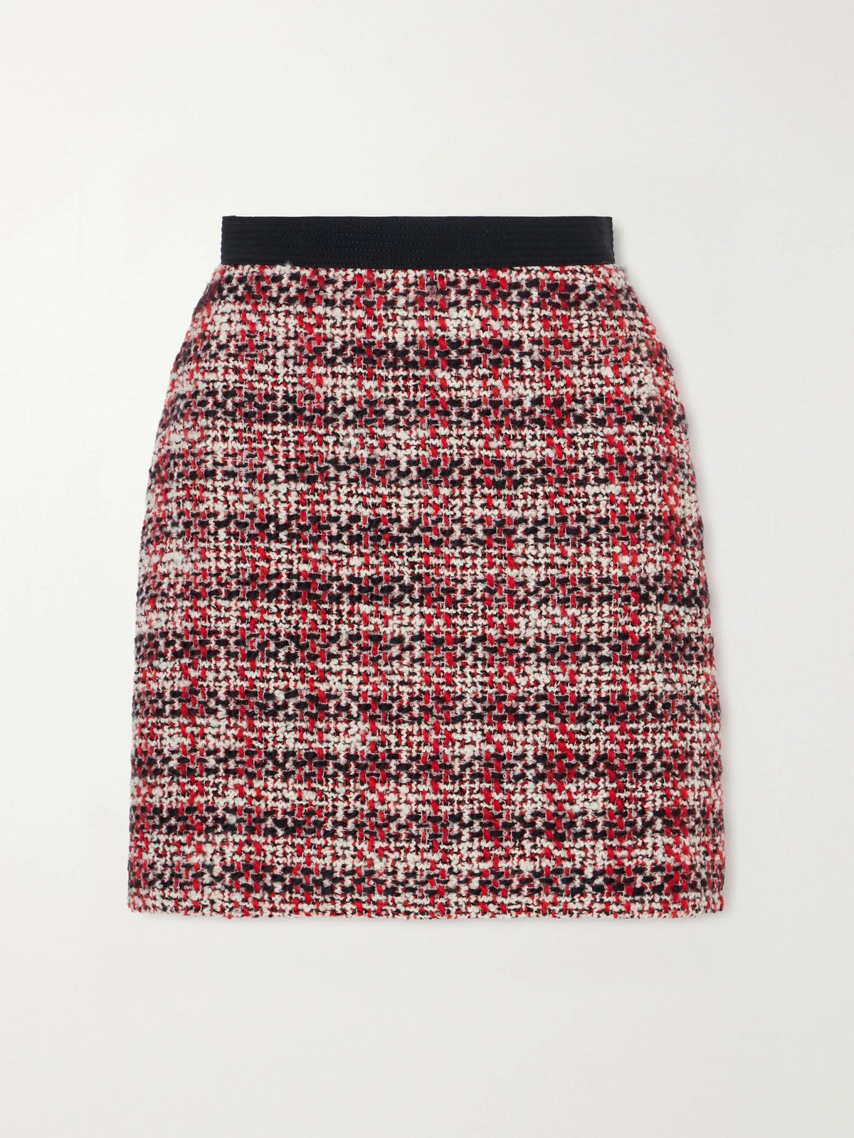Versace Wool-blend Bouclé Tweed Mini Skirt