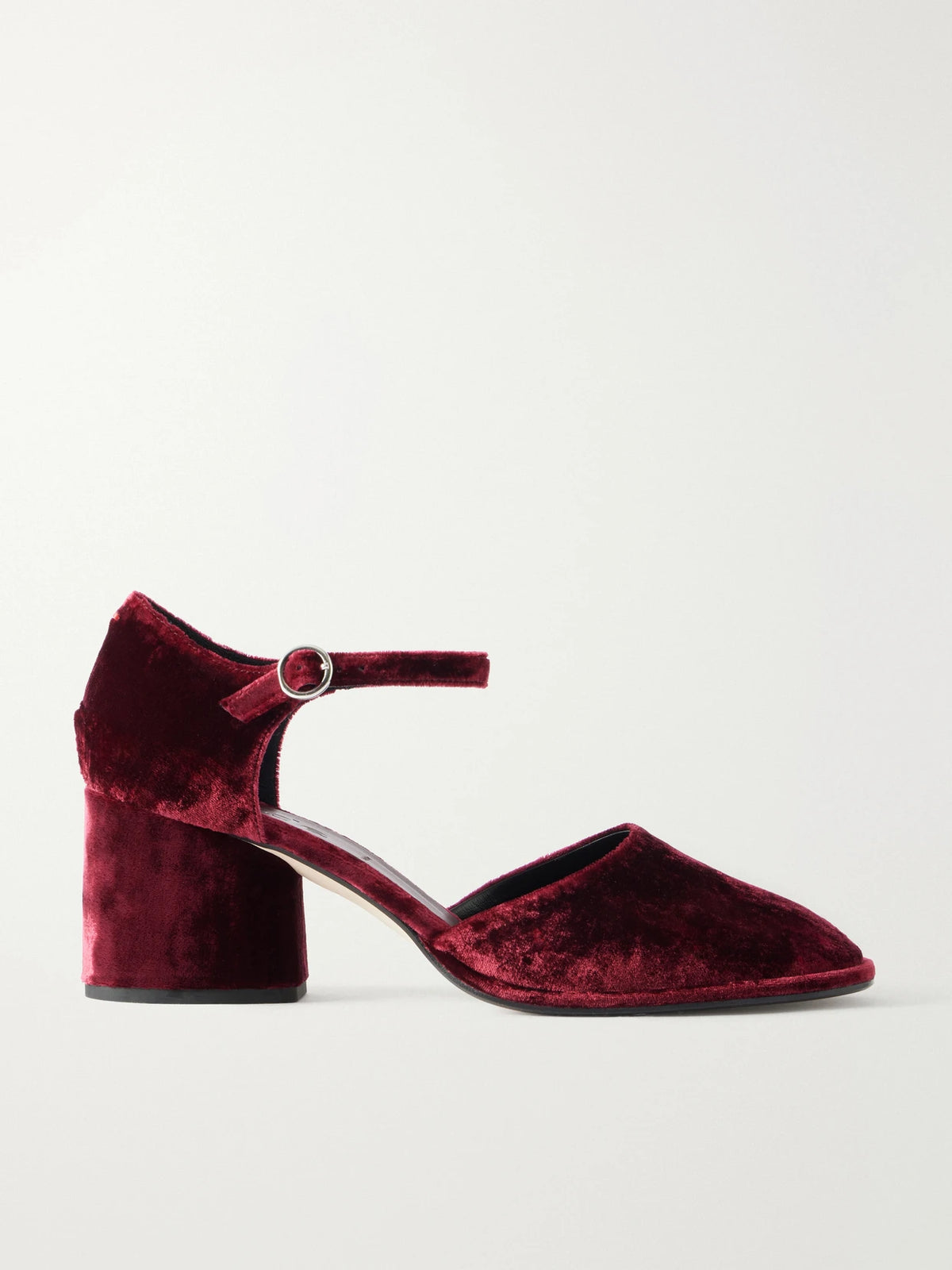 Aeyde Rana 65 Crushed Velvet Pumps