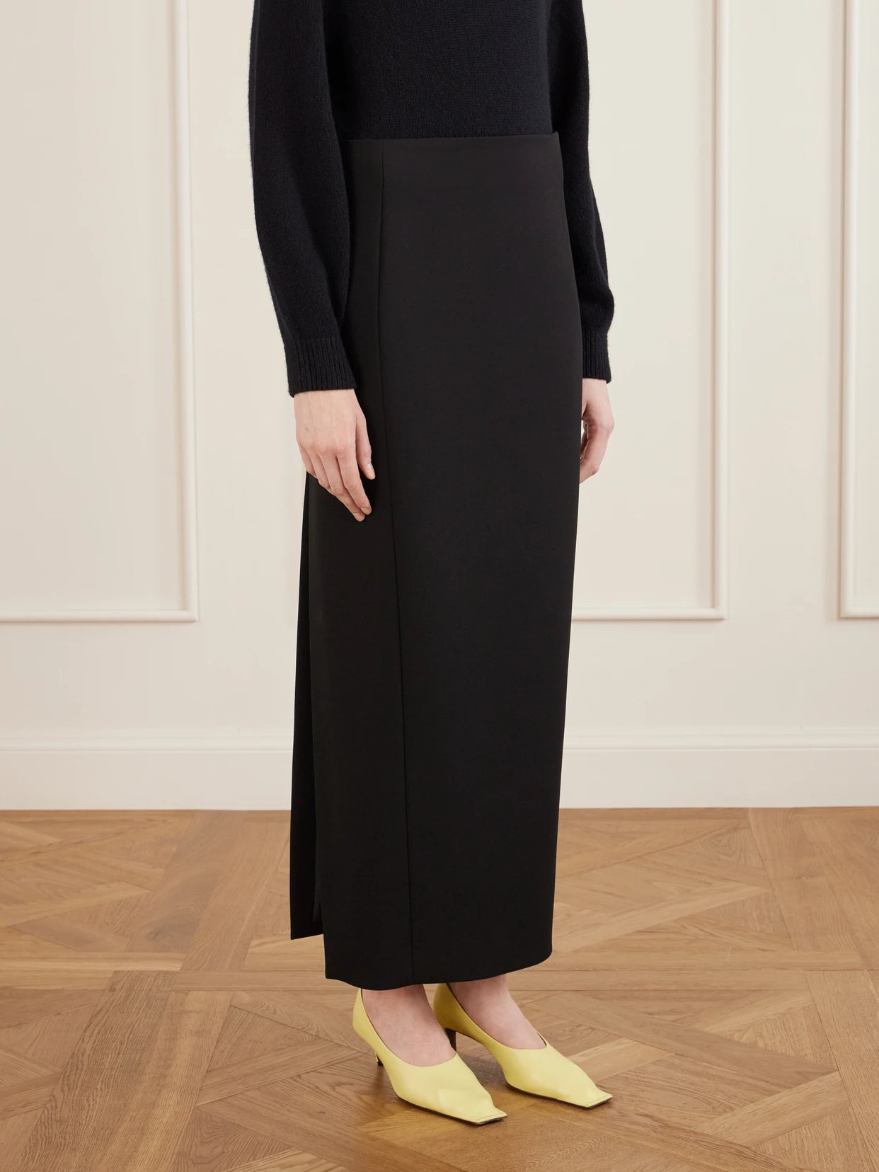 Lyle Crepe Midi Skirt