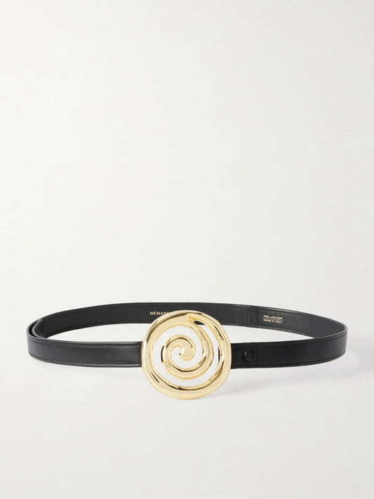 Déhanche Koru Embellished Leather Belt